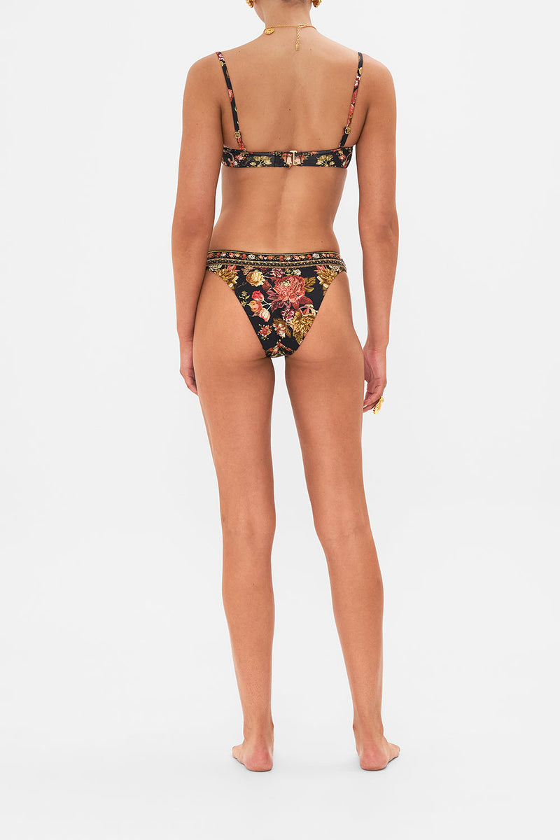 CAMILLA Women Ruched Underwire Bra With Removable Straps - Plumes And Parterres