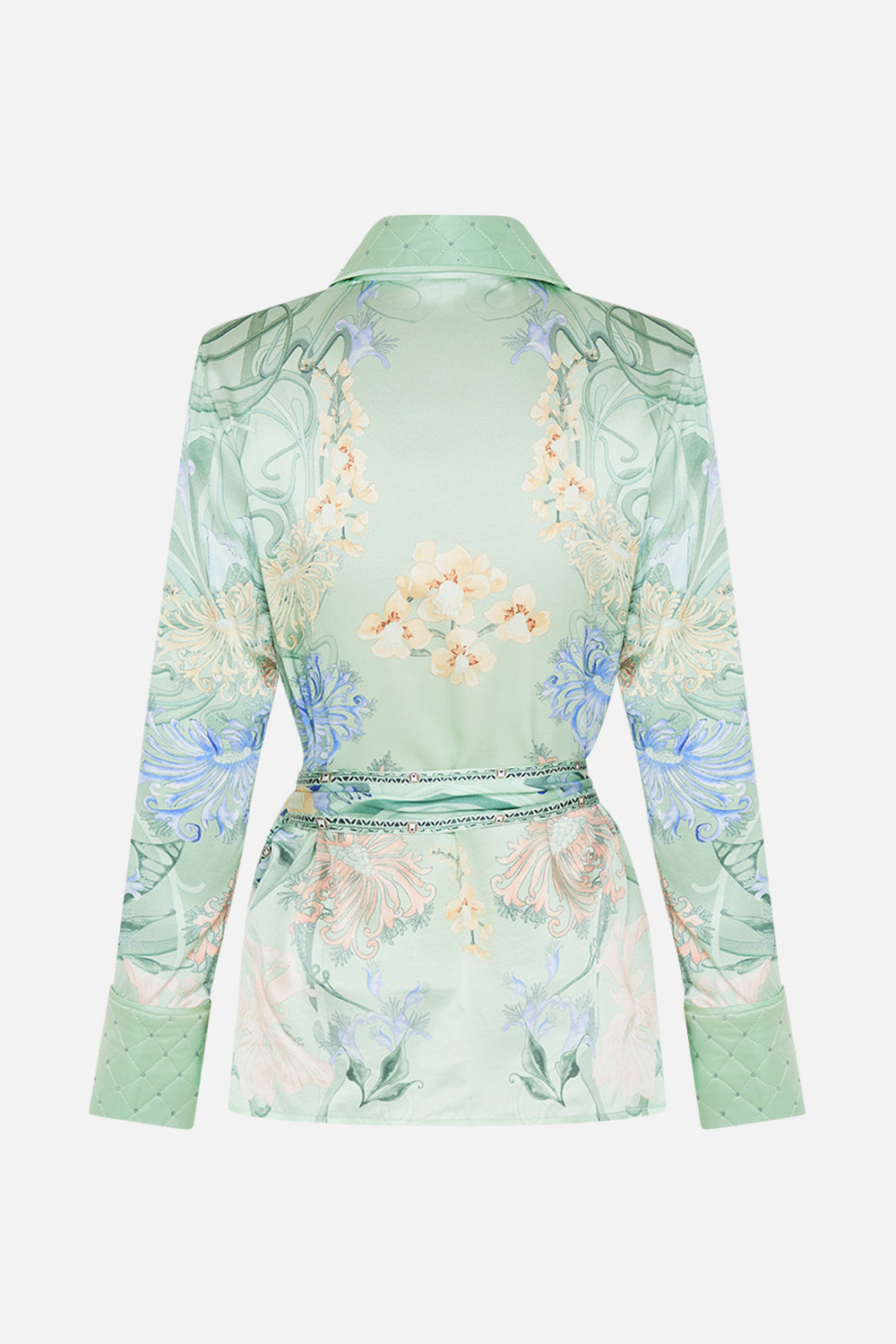 CAMILLA Floral Pajama Suit Jacket in Dreaming in Dutch