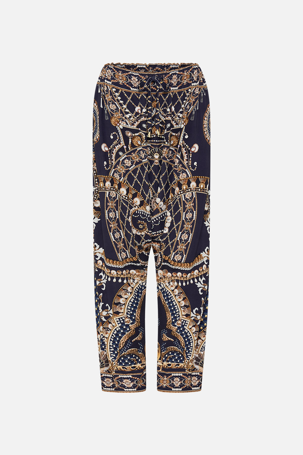 CAMILLA Jersey draped pant in Dance With The Duke print