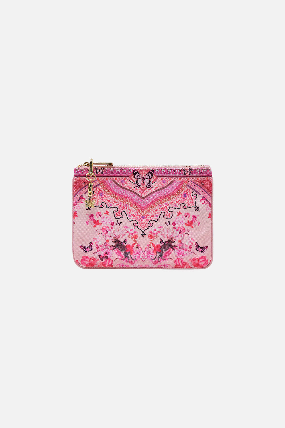 CAMILLA Coin And Phone Purse in Botanical Novella print