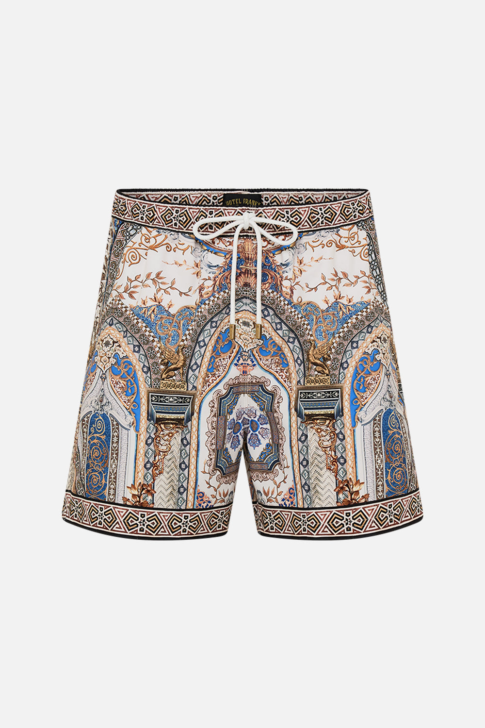 CAMILLA Mid-Length Boardshort in Make Me Your Mosaic Print