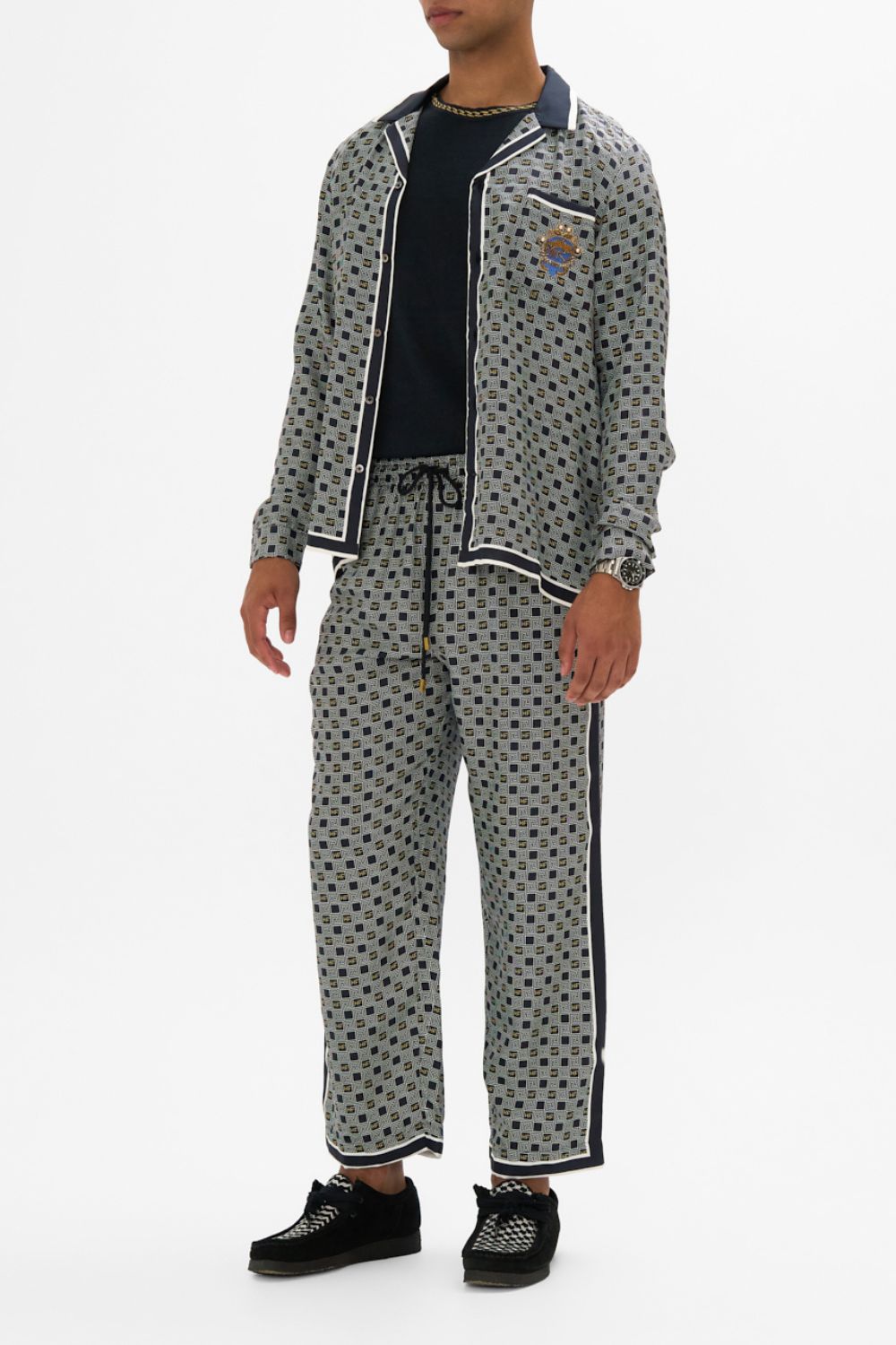 CAMILLA Lounge Pant in Riddle Of The Sphinx Print.