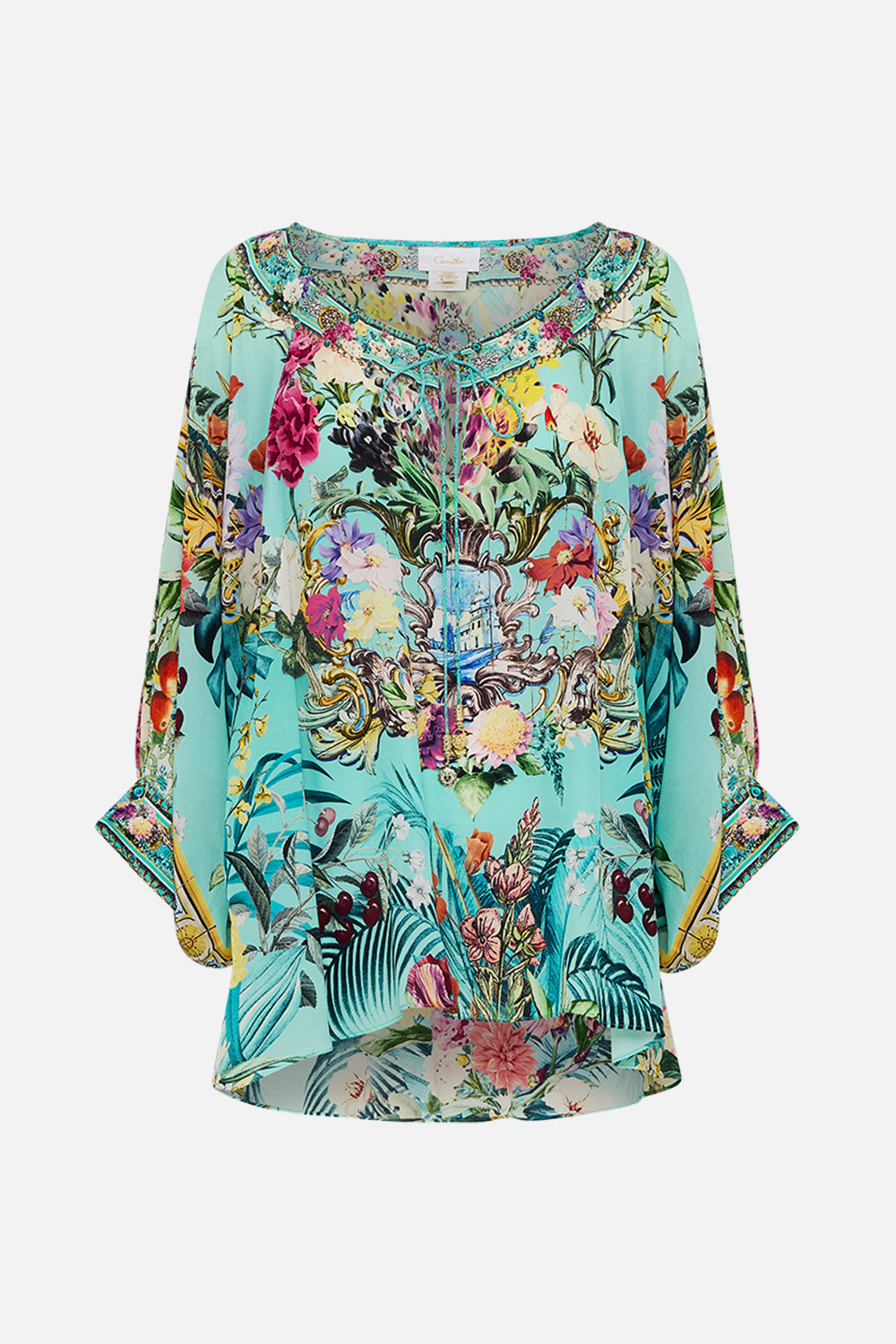 RAGLAN SLEEVE BLOUSE WITH CUFF GARDENS OF QUELUZ