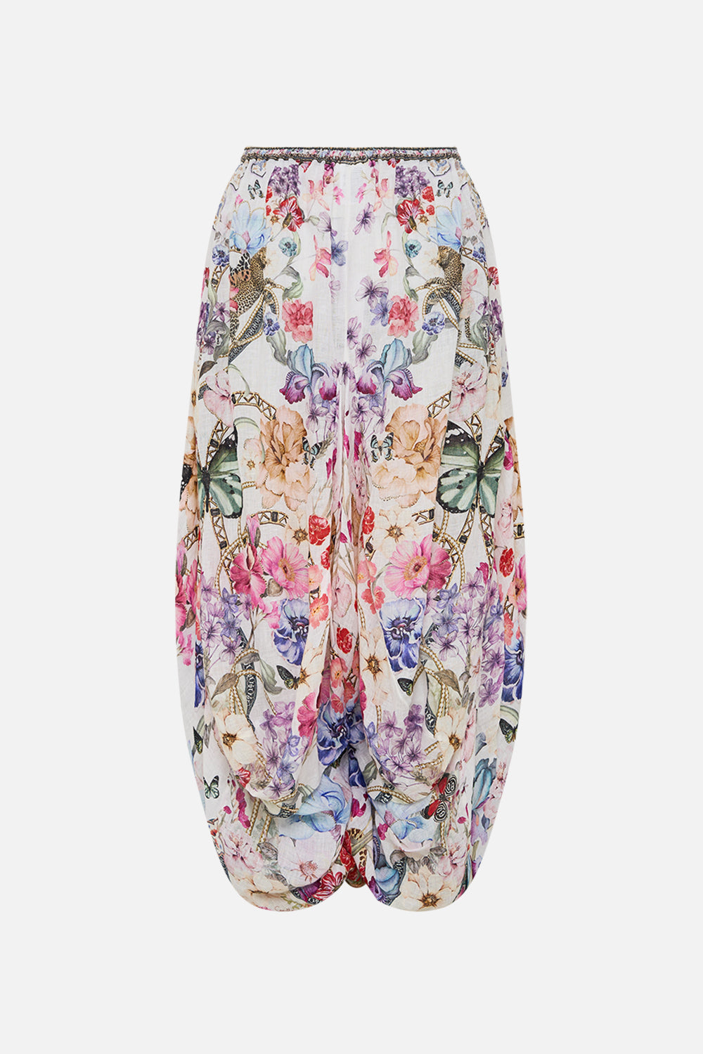 PANELLED HAREM PANT WITH TIE WAIST MONSERRATE MAGIC