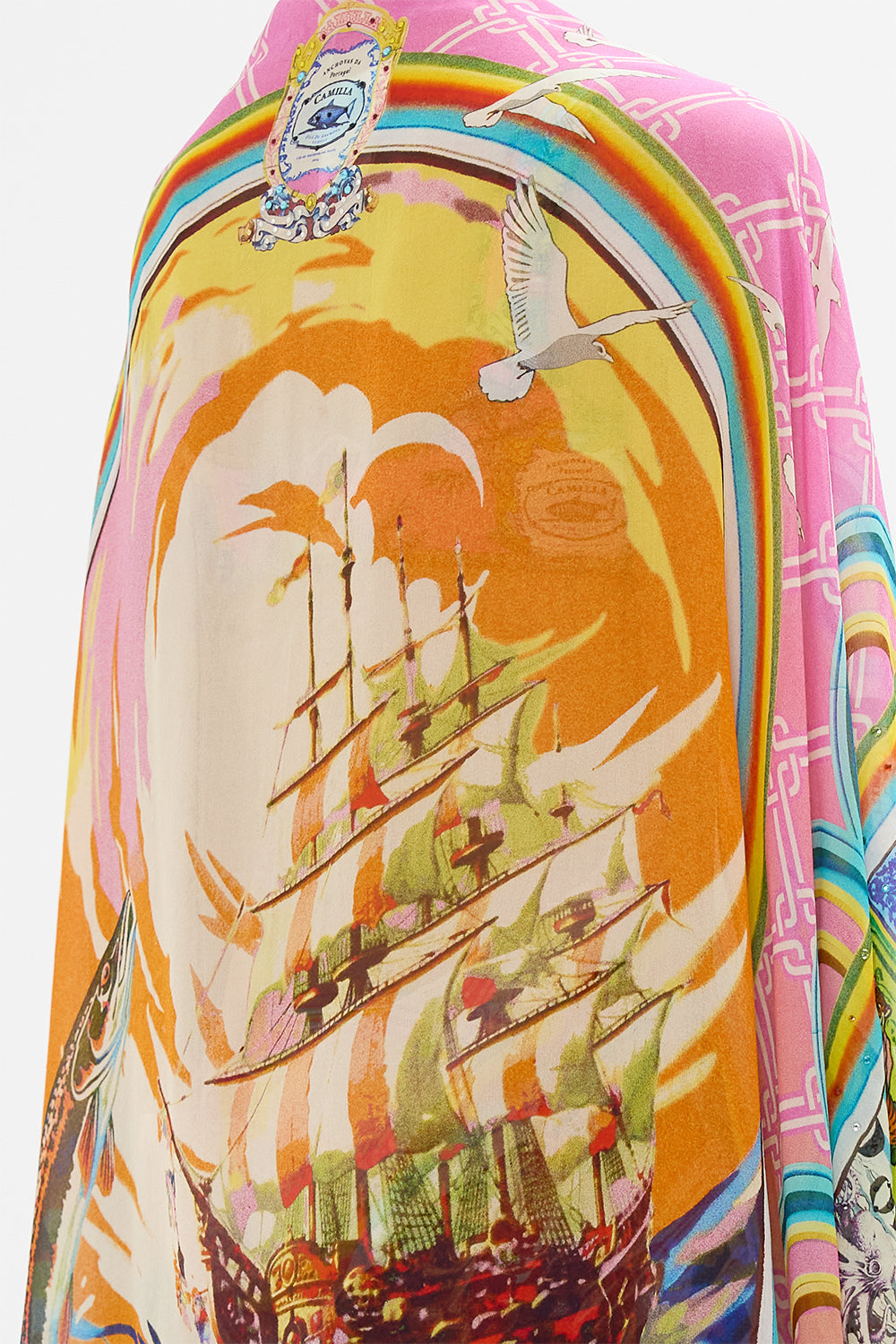 SILK SHRUG SALTY SPLENDOUR