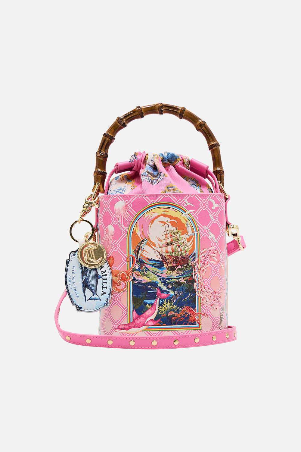 DRAWSTRING BUCKET BAG SALTY SPLENDOUR