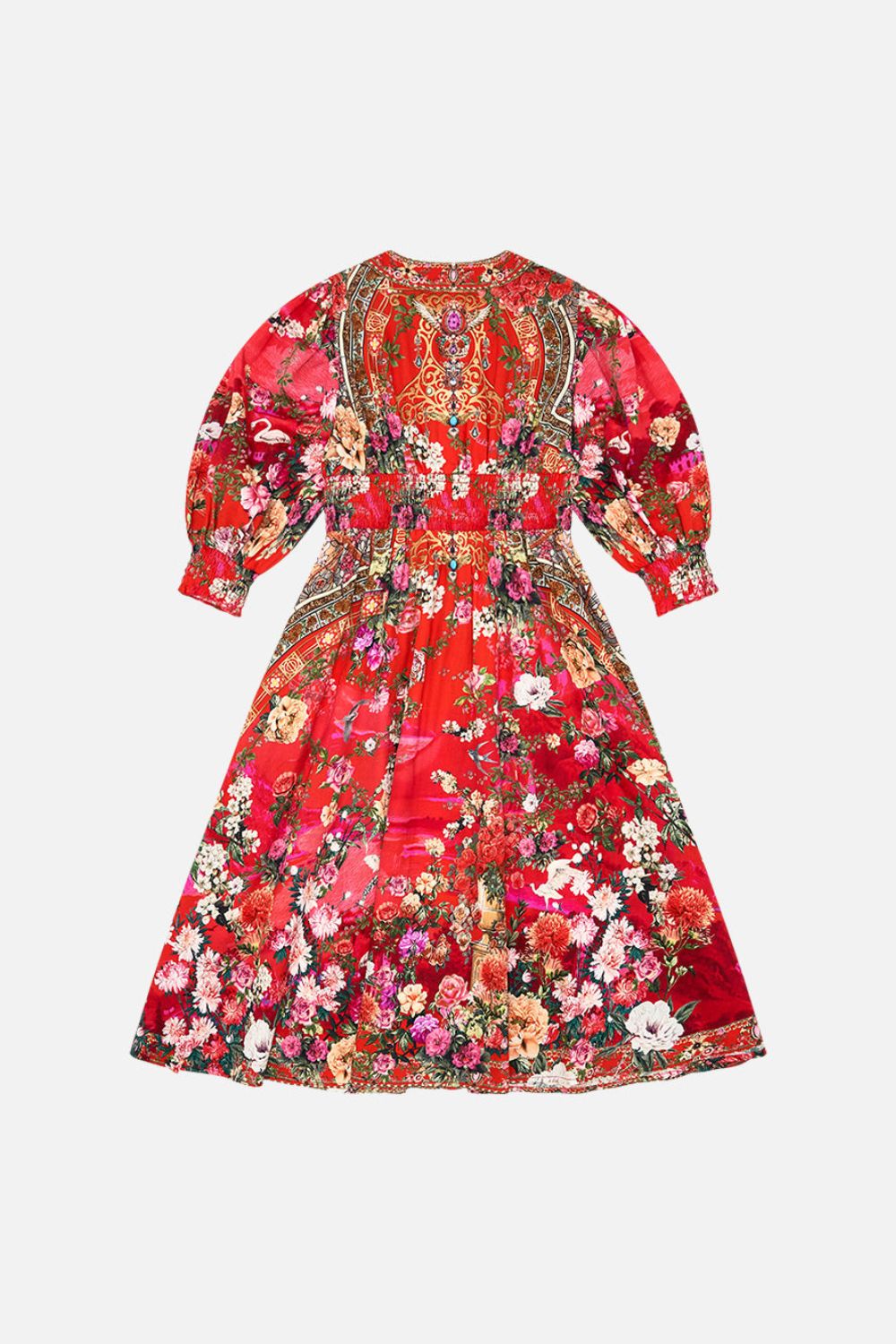 Milla By CAMILLA Kids shirred waist maxi dress in Sweet home Alexandria print.