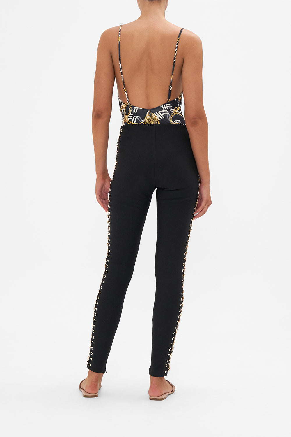 PONTE PANT WITH CHAIN SING MY SONG