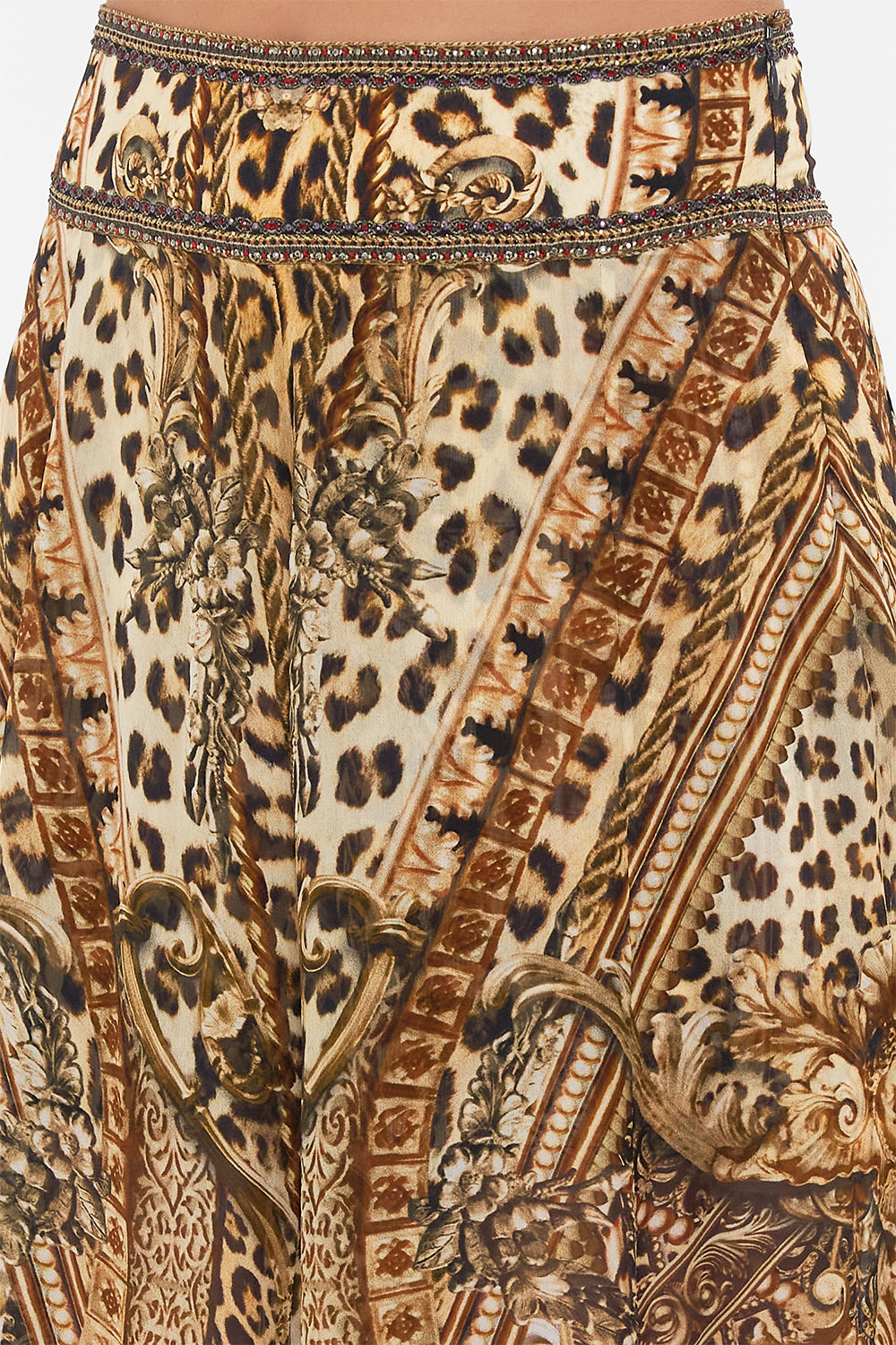 SHEER WIDE LEG PANT STANDING OVATION