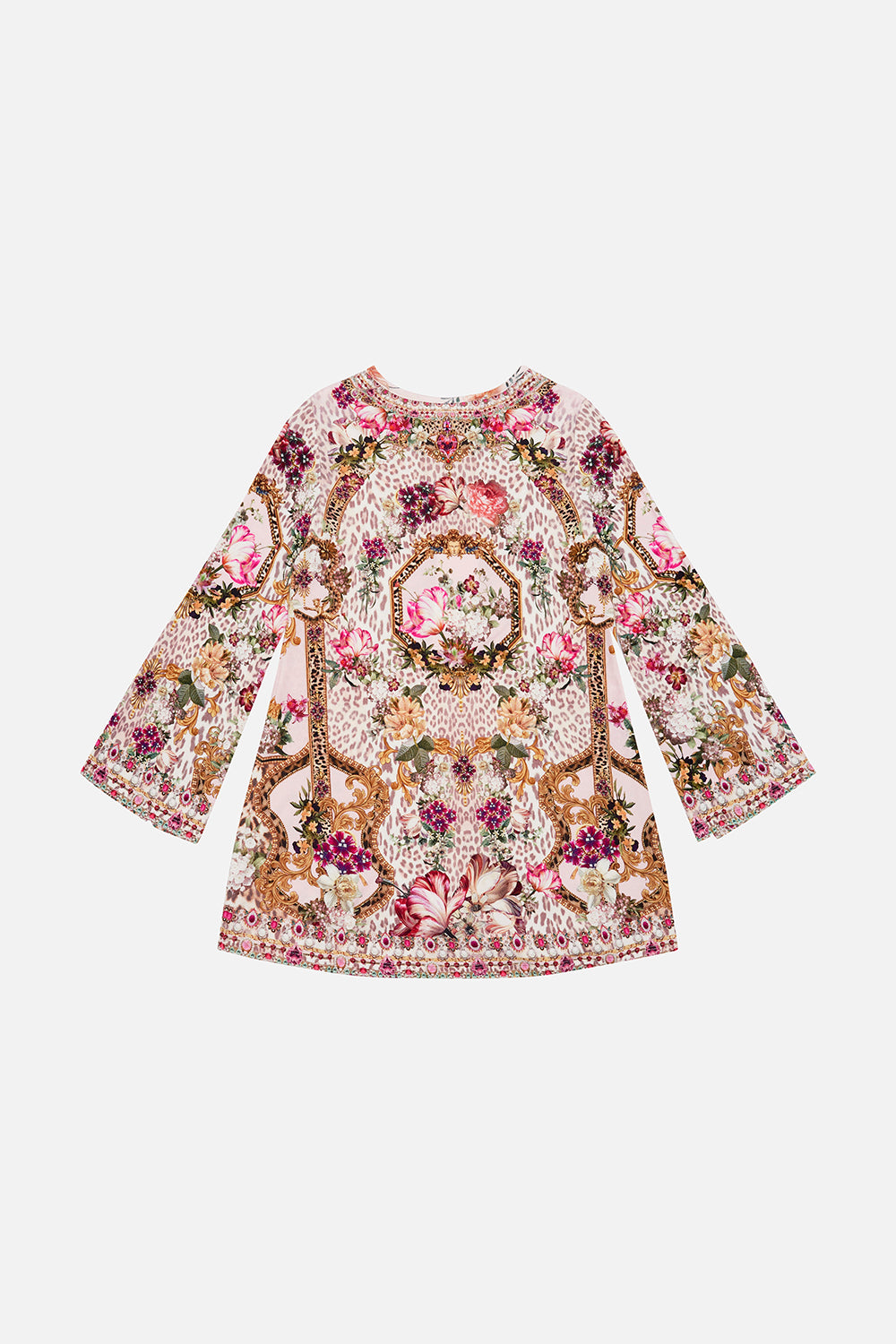 KIDS FLARE SLEEVE JERSEY DRESS 4-10 BAMBINO BLISS