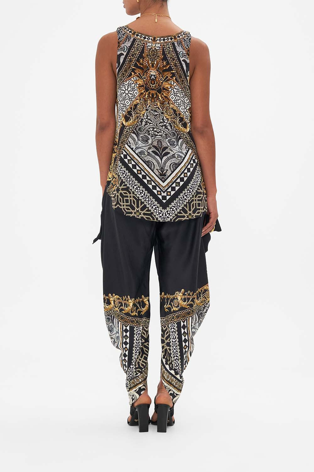 TANK TOP WITH STRAP BEAD DETAIL LOOK UP TESORO