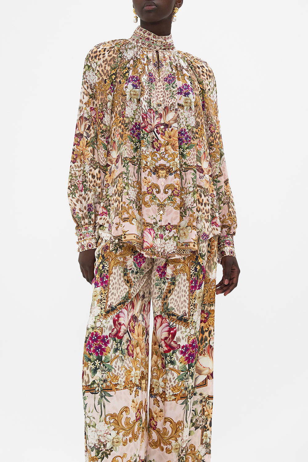 RAGLAN BUTTON UP SHIRT BAMBINO BLISS