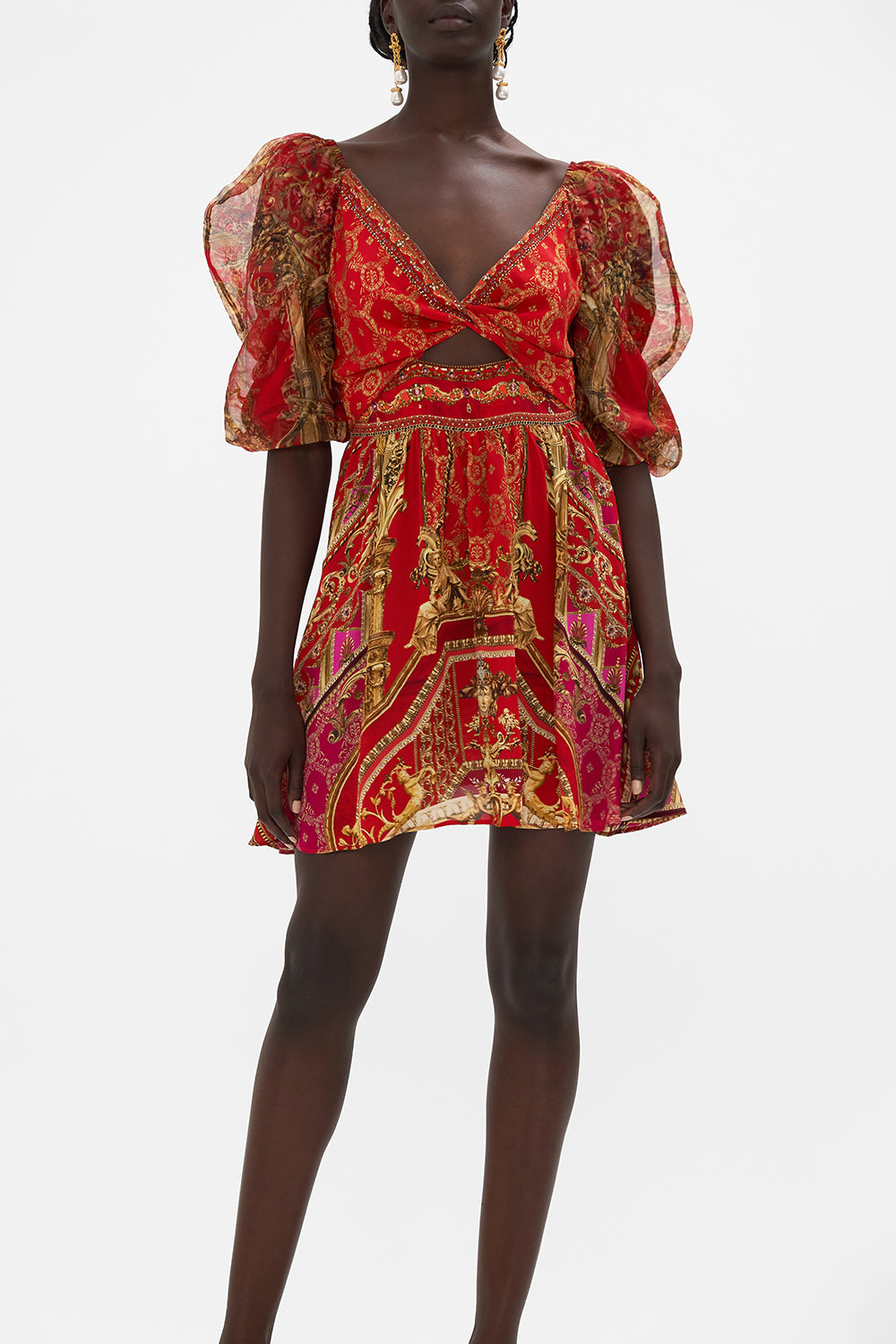 PUFF SLEEVE MINI DRESS SWEET SOPRANO