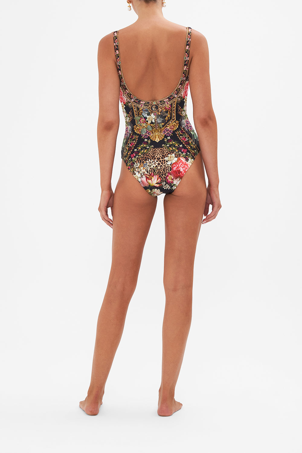 UNDERWIRE SQUARE NECK ONE PIECE A NIGHT AT THE OPERA