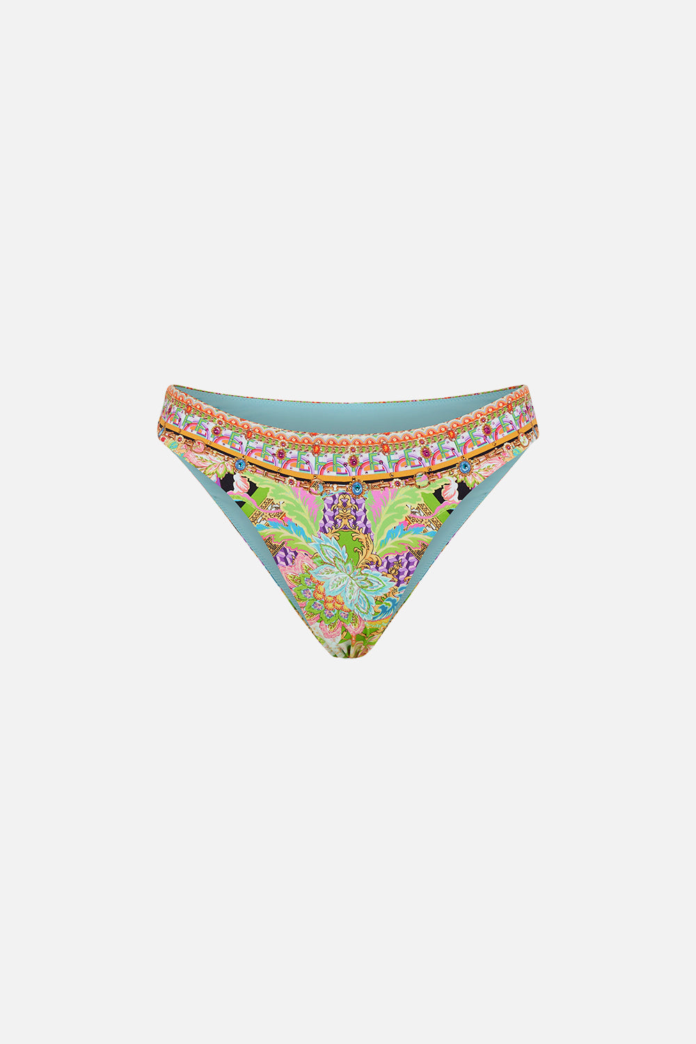 Product view CAMILLA swimwear printed bikini bottoms in Sundowners in Sicily print