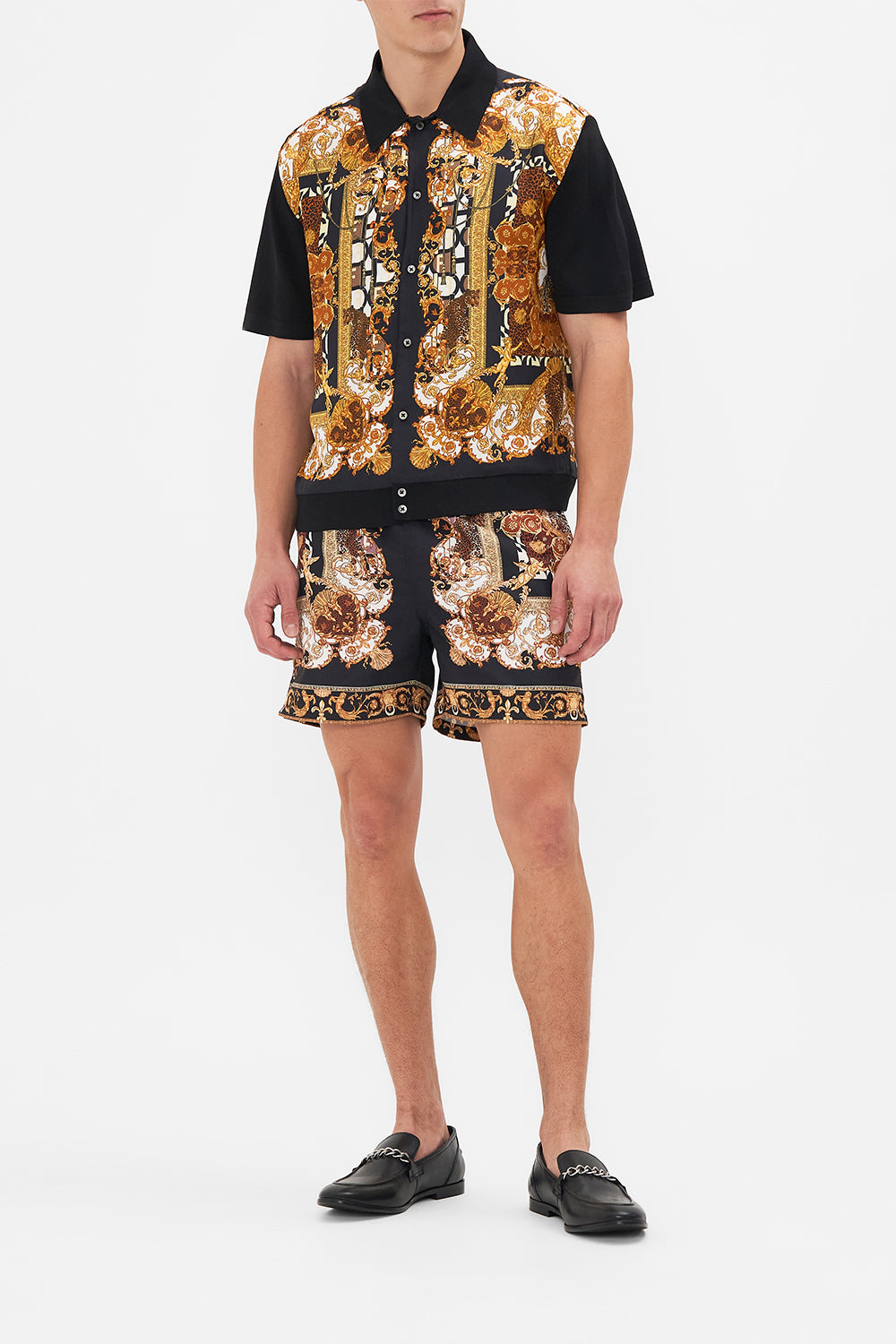 Product view of Hotel Franks By CAMILLA mens shirt in Feeling Fresco print