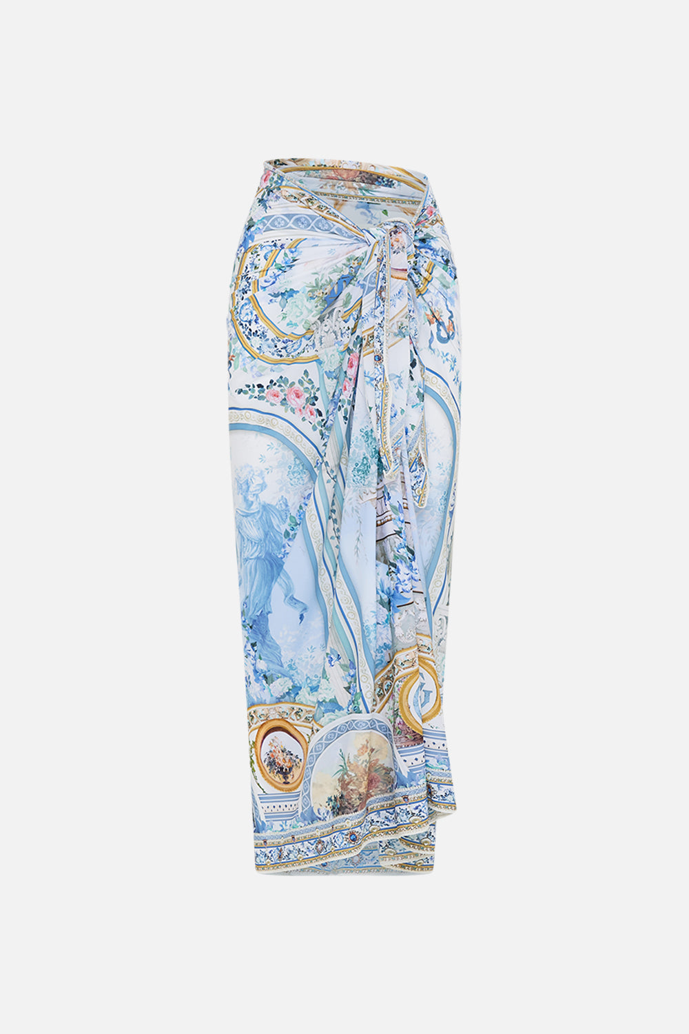 CAMILLA long sarong in Season of The Siren print