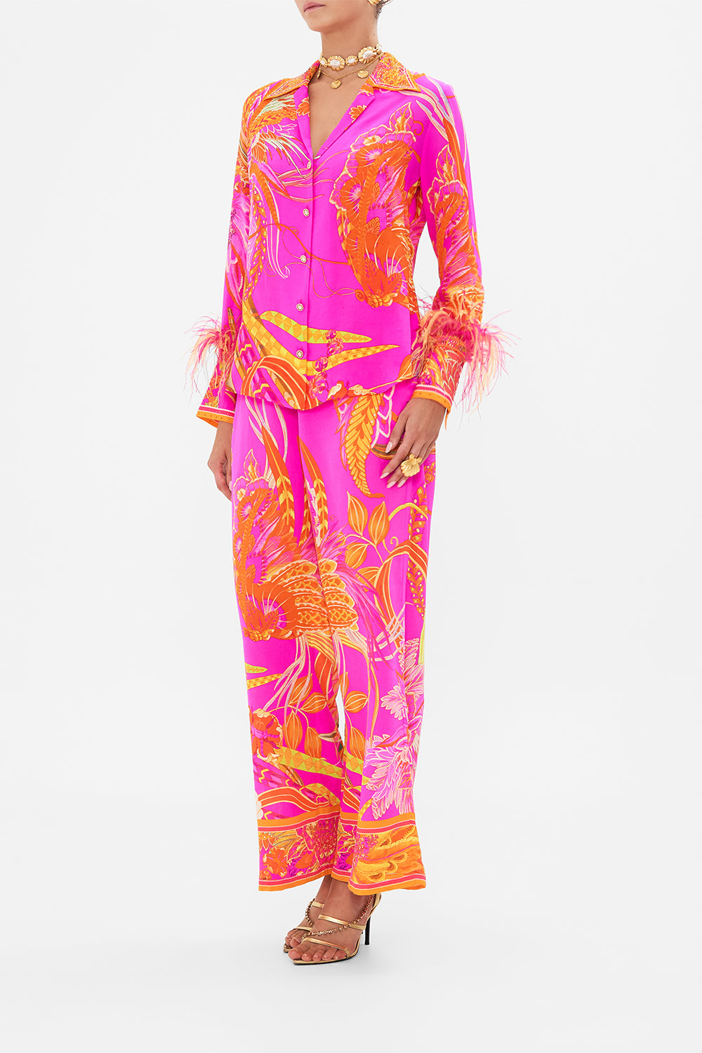 PYJAMA SHIRT A HEART THAT FLUTTERS