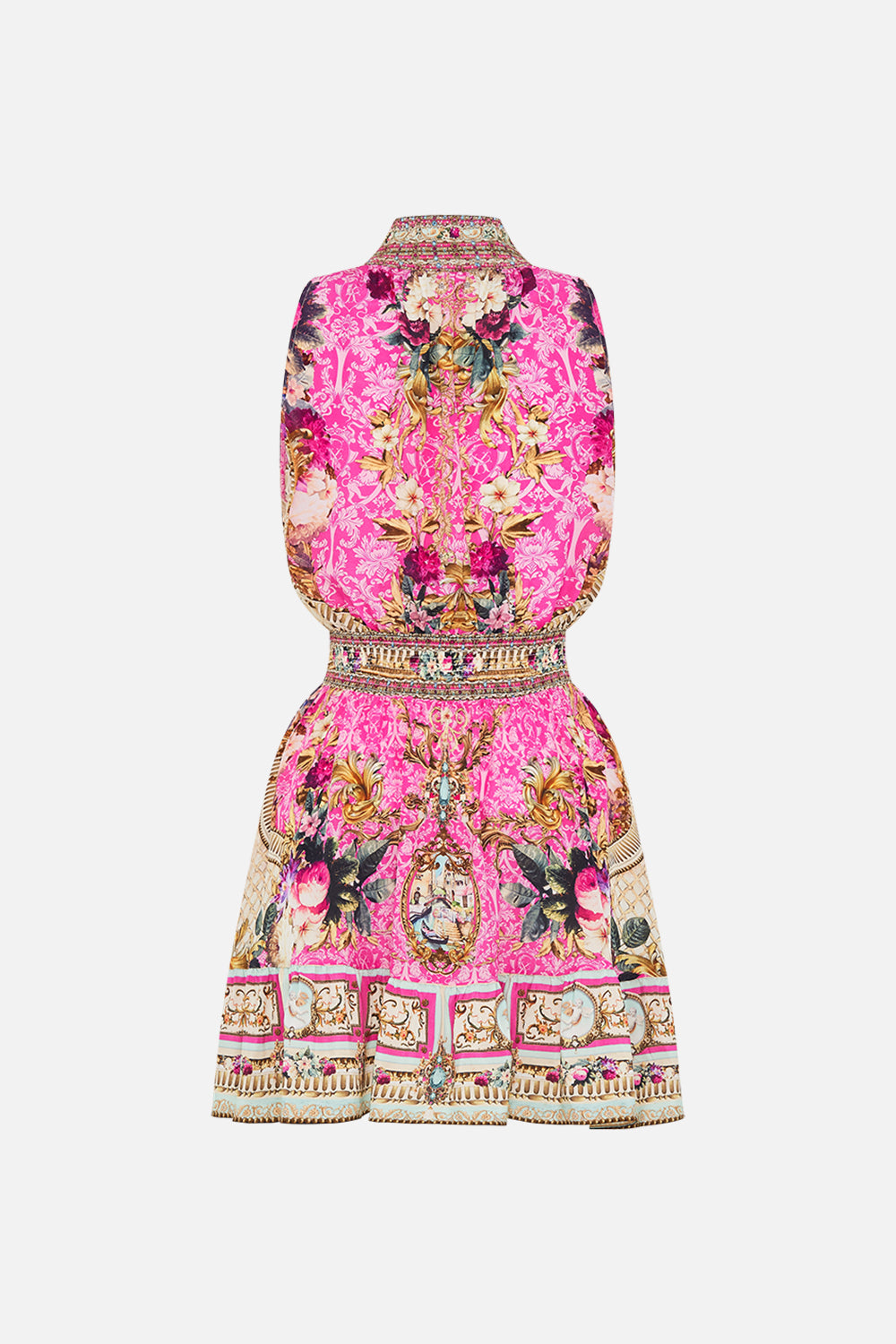 HIGH NECK SLEEVELESS MINI DRESS CALL OF THE CANAL