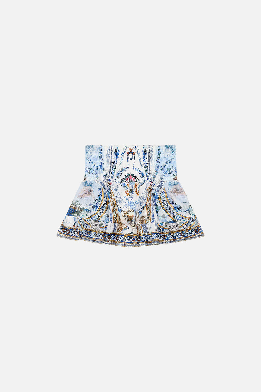 MILLA BY CAMILLA shirring skirt in Season of the Siren print