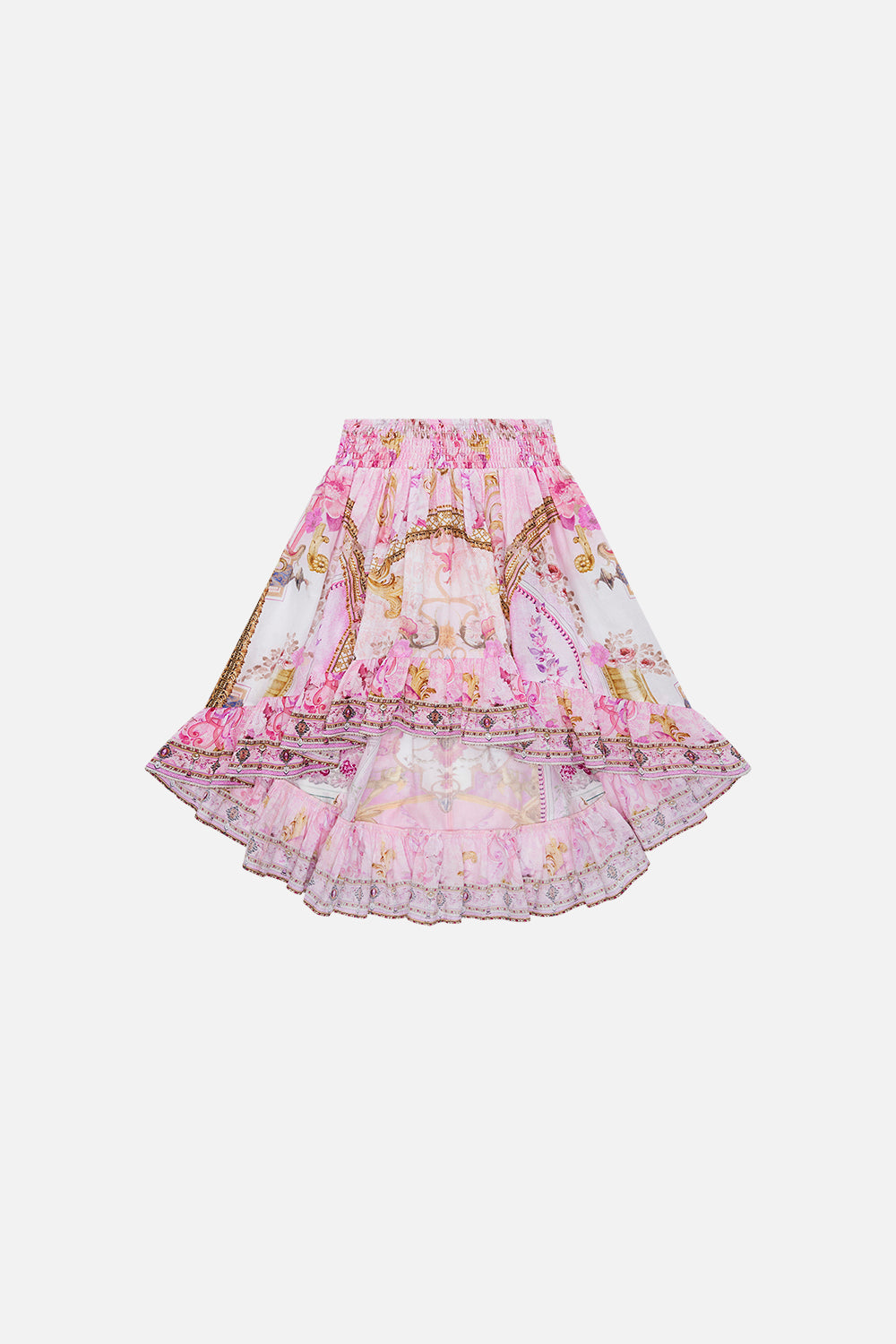 Milla By CAMILLA kids high low hem skirt in Fresco Fairytale print