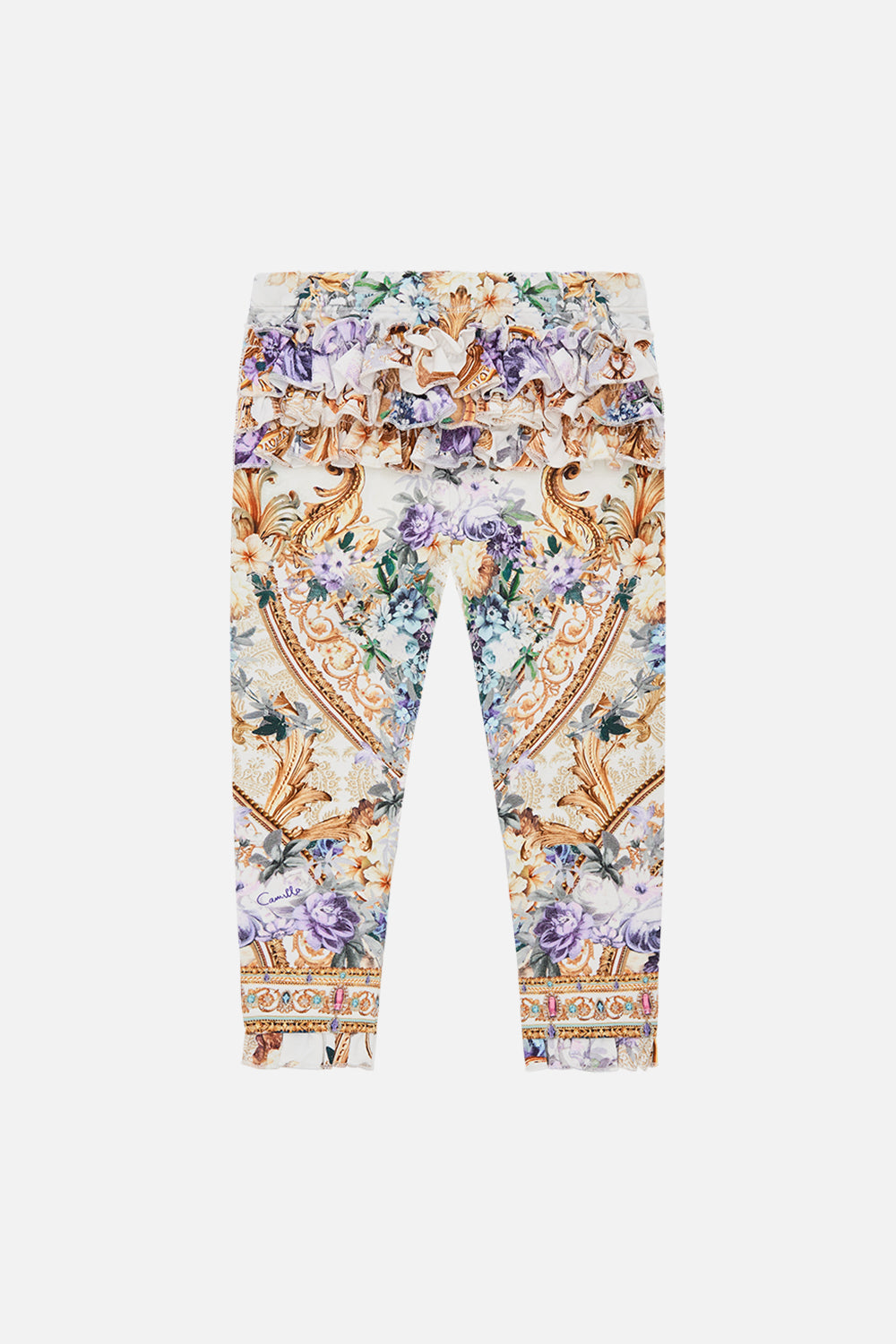 Product view of Milla By CAMILLA babies leggings in Palazzo Play Date print