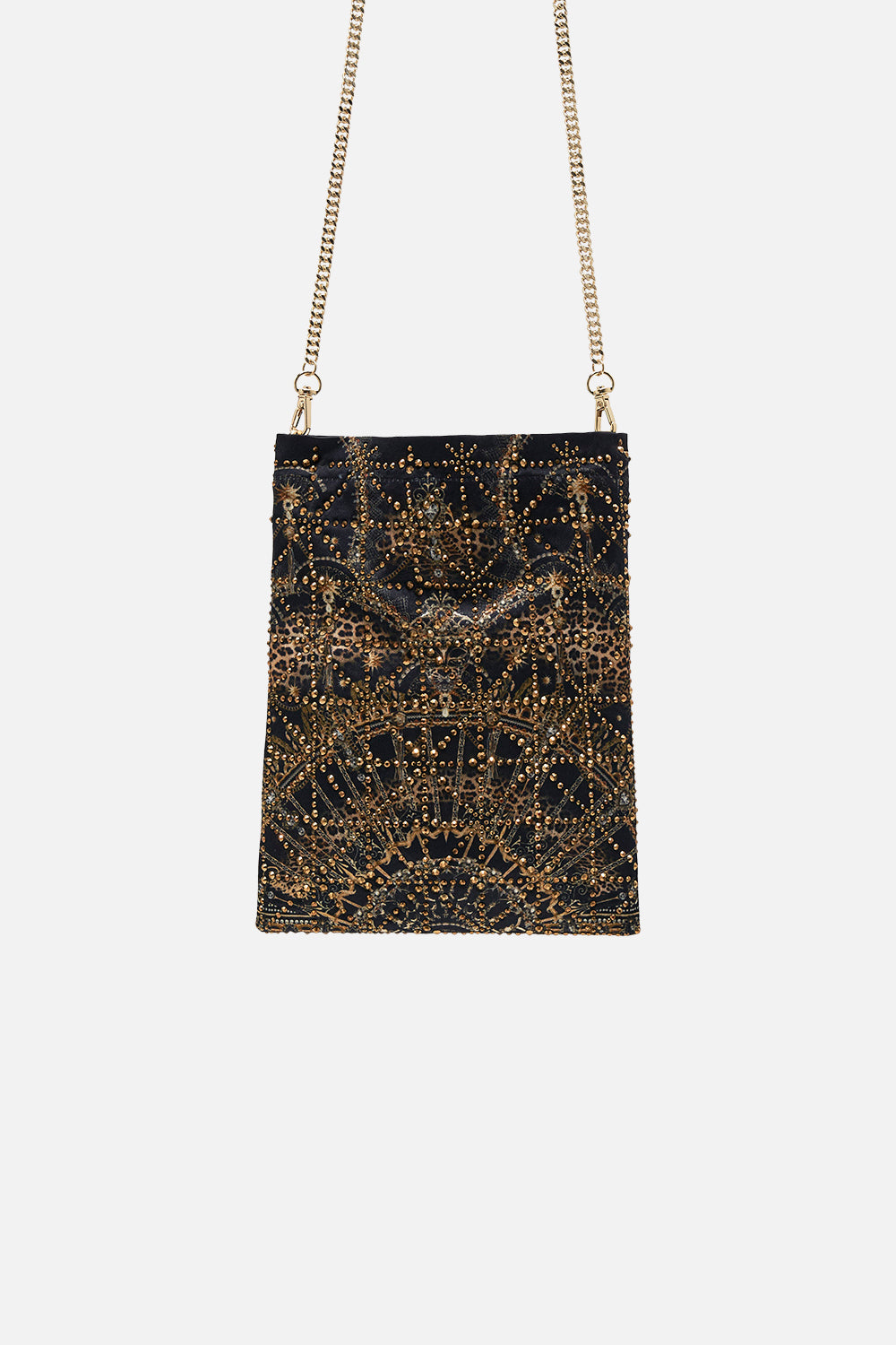 Product view of CAMILLA designer mini tite bag in Masked At Moonlight print