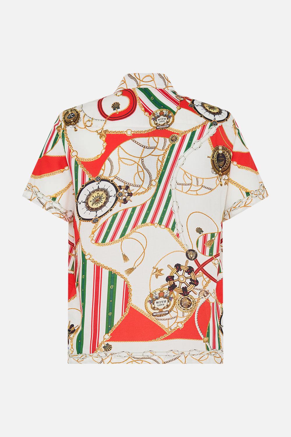 SHORT SLEEVE CAMP COLLARED SHIRT SALUTI SUMMERTIME