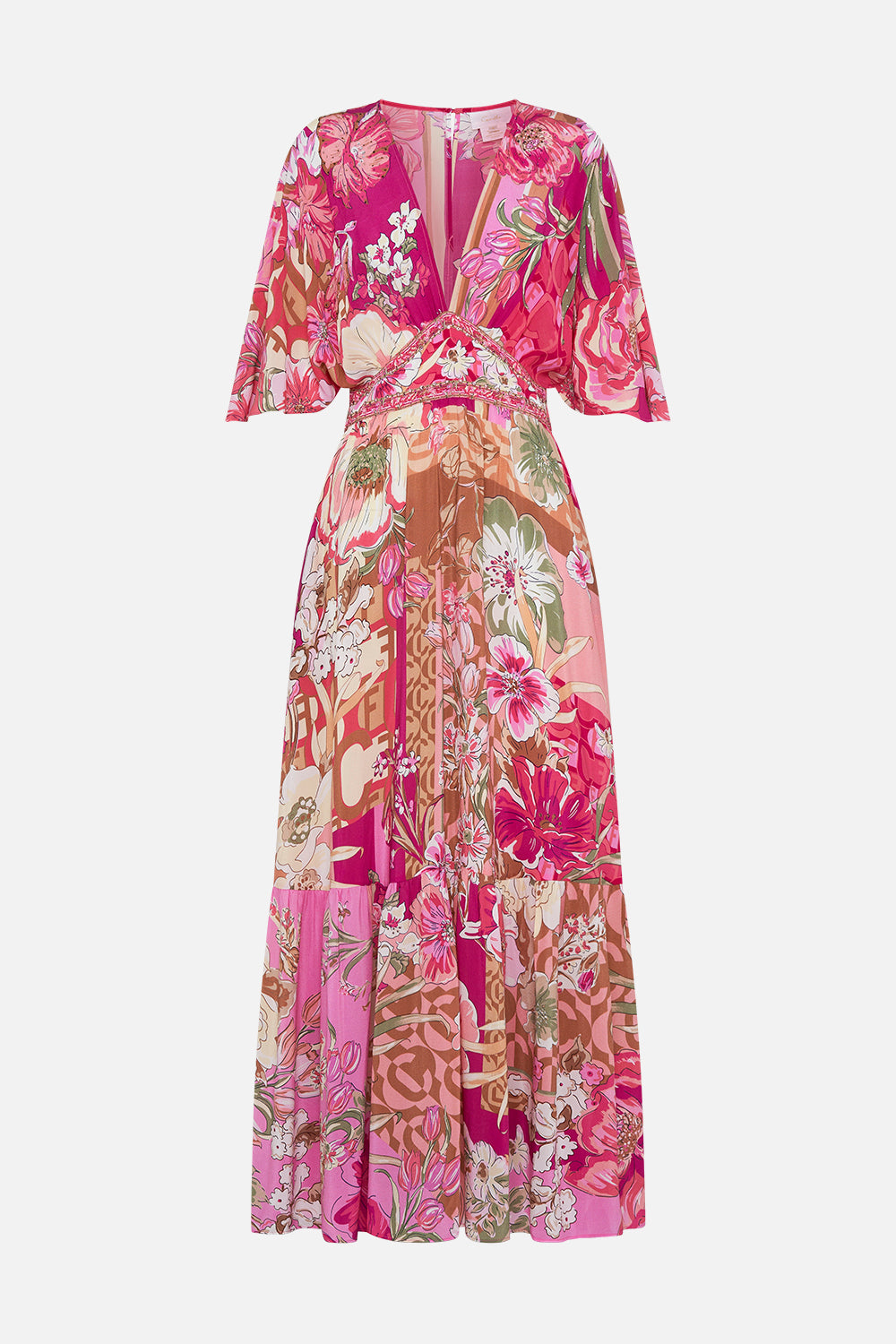 WAISTED DRESS WITH HEM RUFFLE A GIRL NAMED FLORENCE