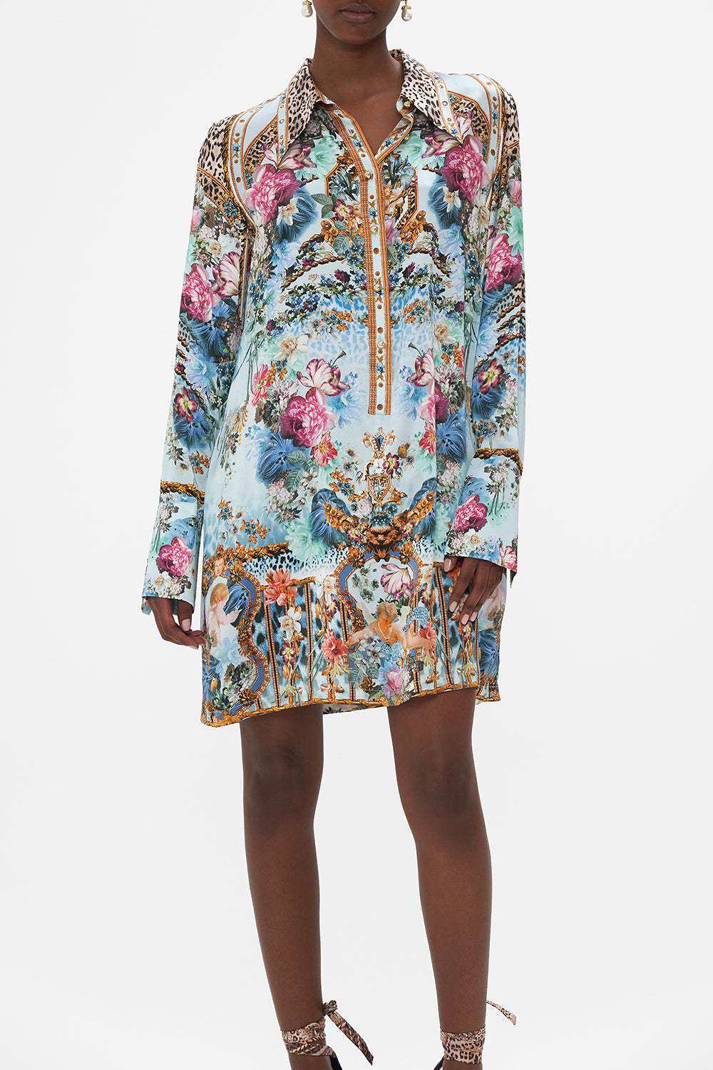 MINI SHIRT DRESS LETTERS TO LEO