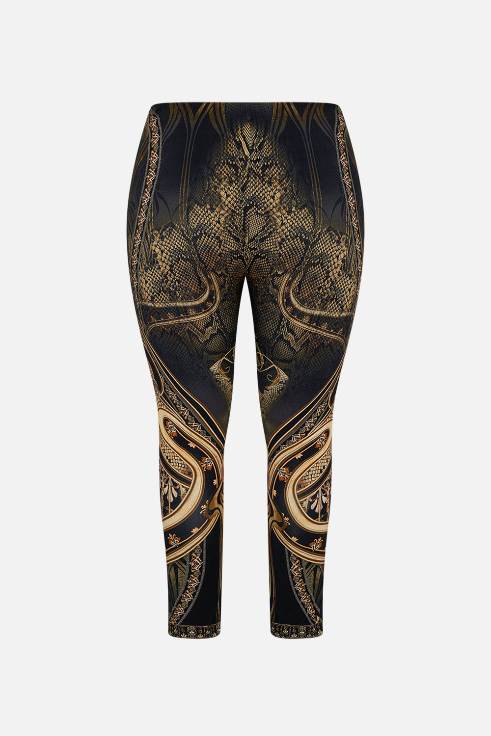 CAMILLA leggings in Nouveau Noir print