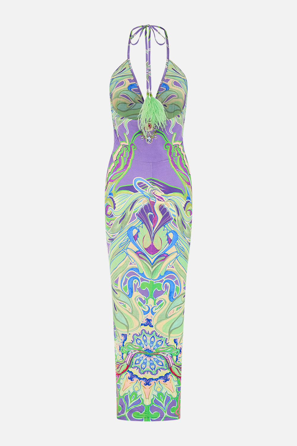 CAMILLA jersey dress in Amsterdam Jewel print