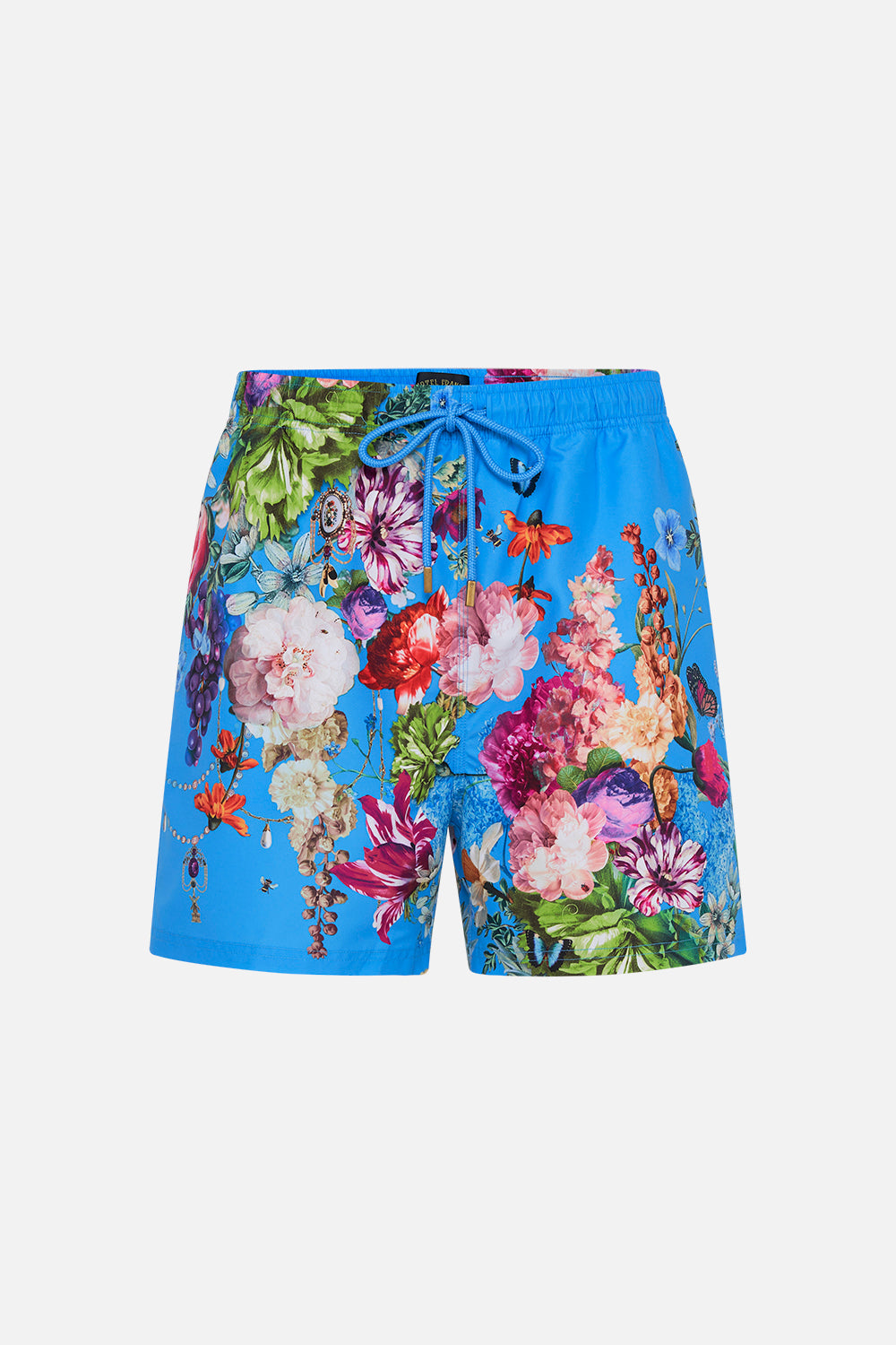 Hotel Fransk by CAMILLA mens blue floral print boardshorts in Nectar Of The Gods print