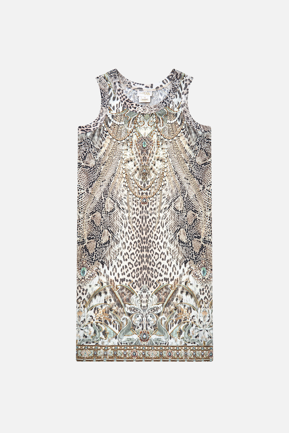 Milla by CAMILLA kids jersey tank dress in Looking Glass Houses print