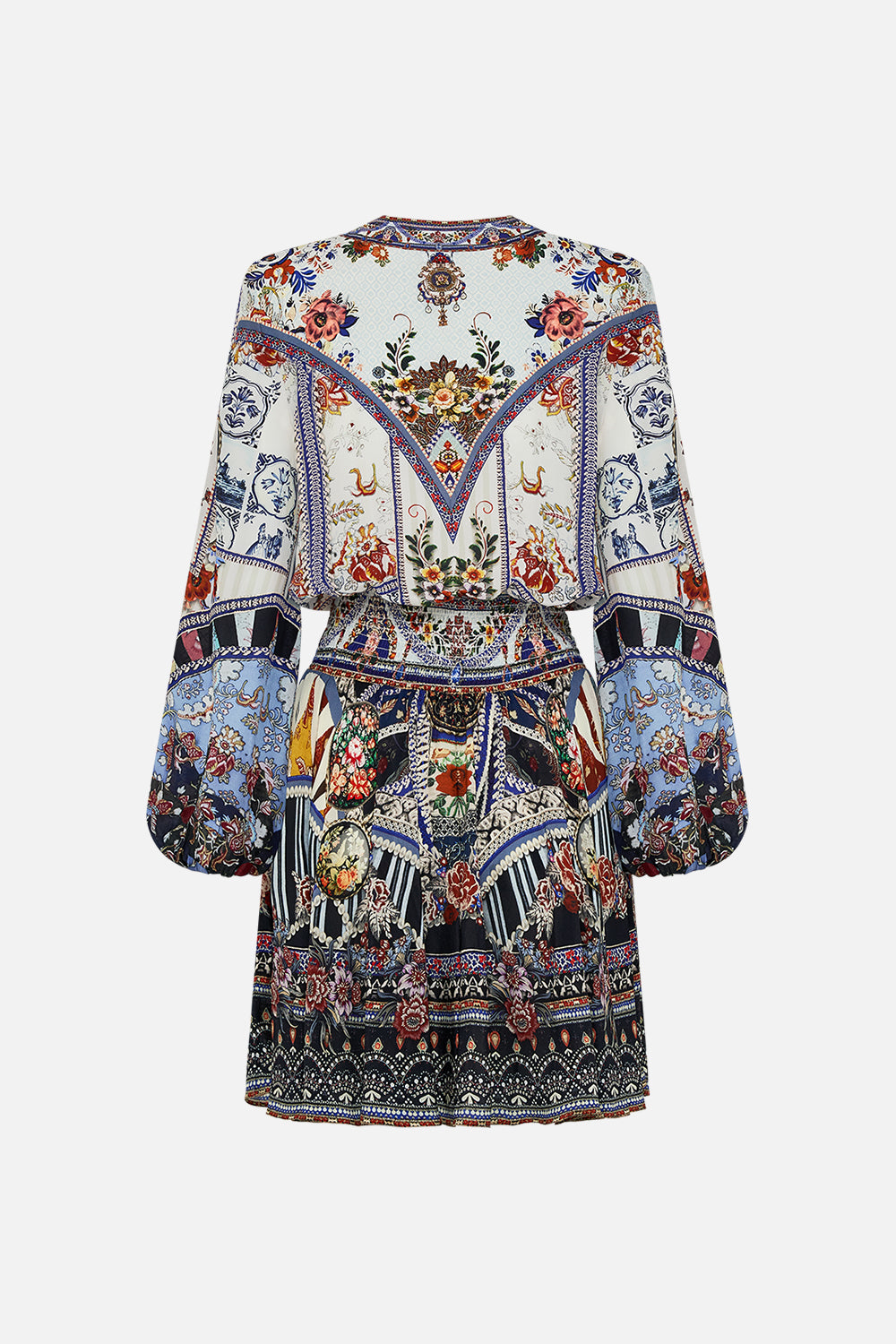 CAMILLA mini dress in My Folk Art Heart print