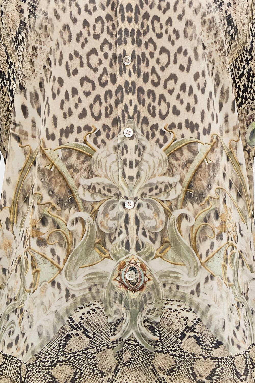 COLLARED LONG SLEEVE SHIRT LOOKING GLASS HOUSES