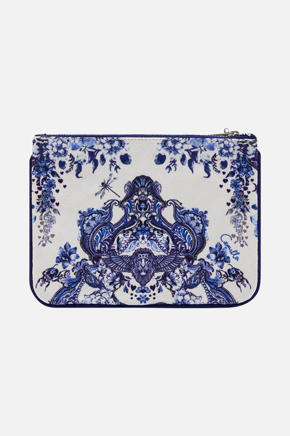 CAMILLA designer coin purse in Glaze and Graze print