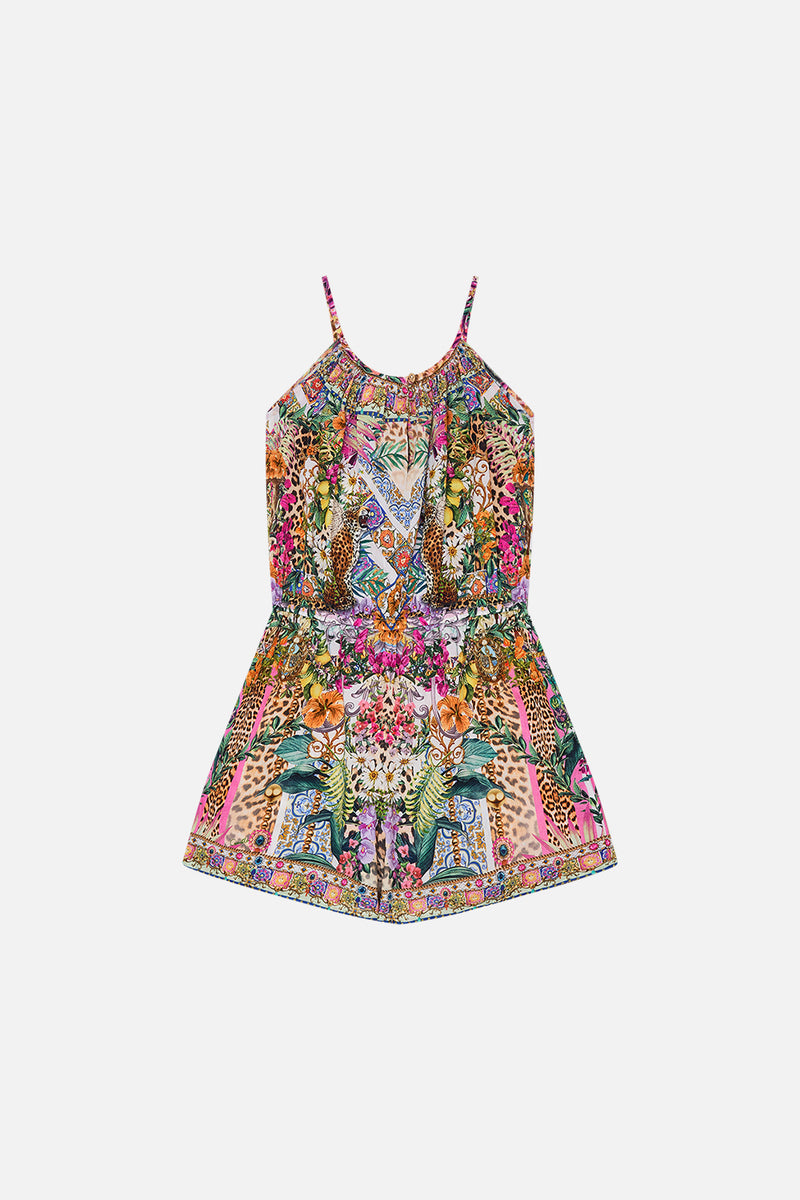 KIDS SHOESTRING STRAP PLAYSUIT  4-10 WILD LOVING main image 1