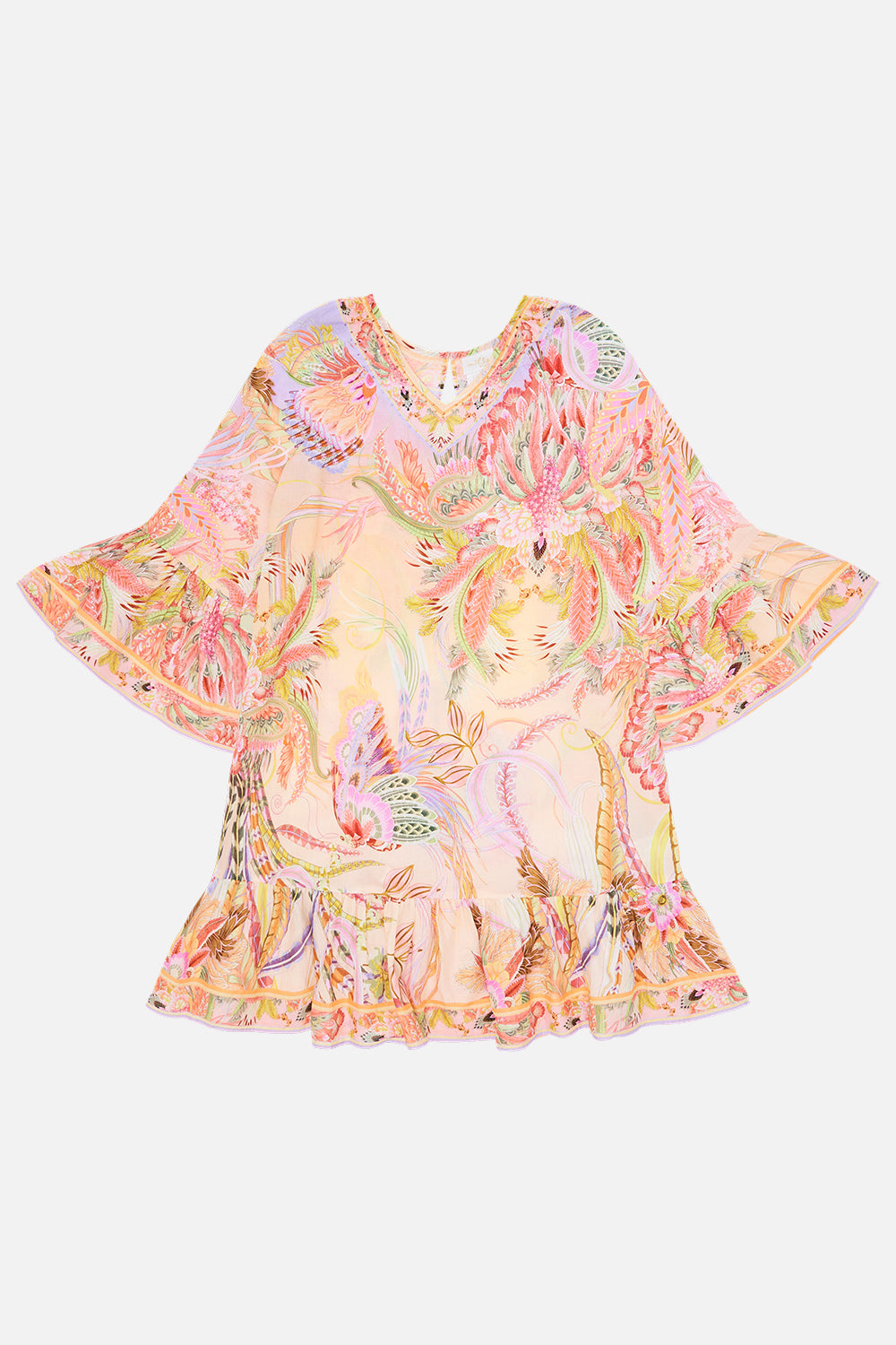 Milla by CAMILLA kids a line dress in Comsic Tuscan print