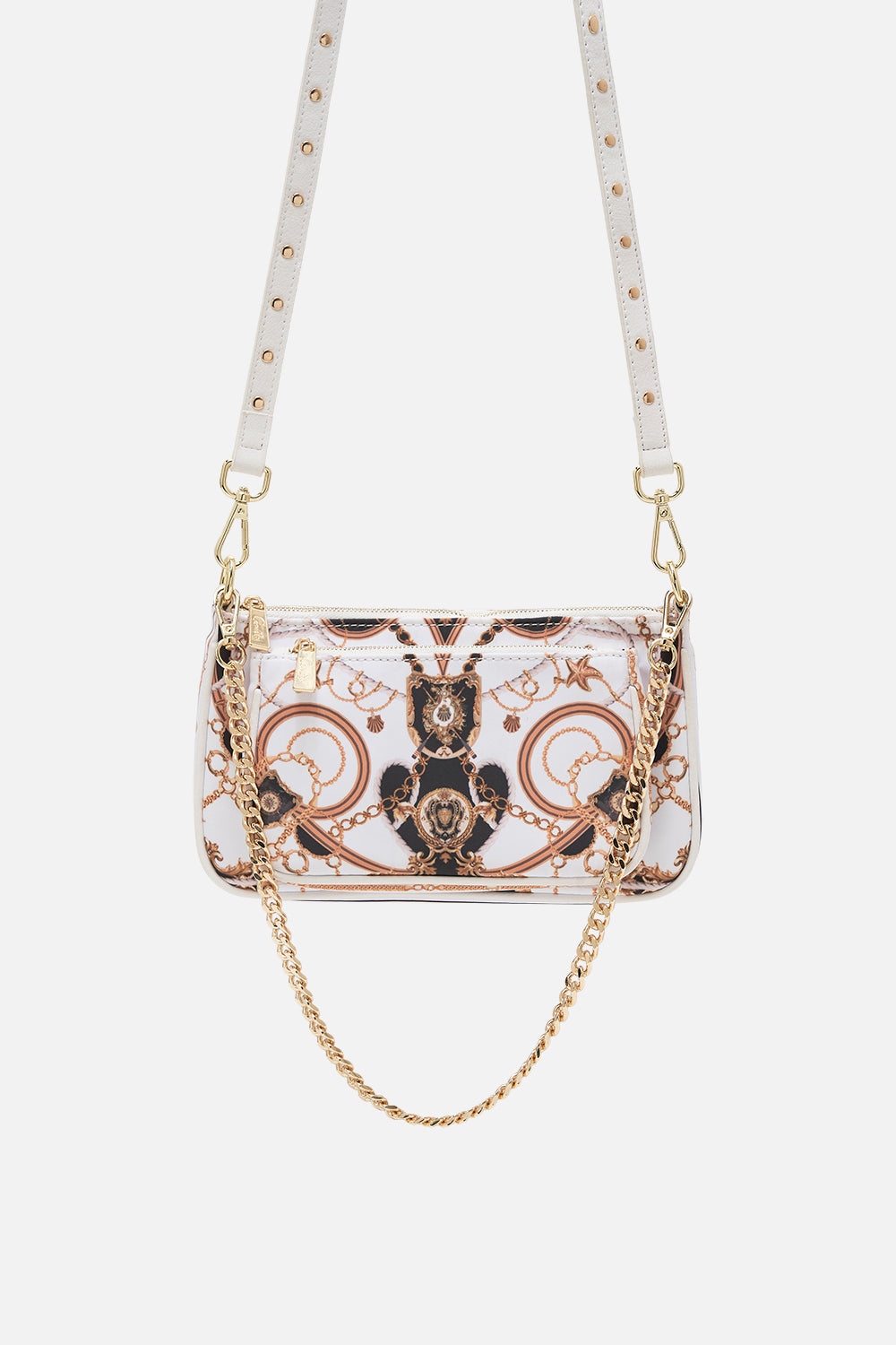 Product view of CAMILLA nylon bag in Sea Charm print