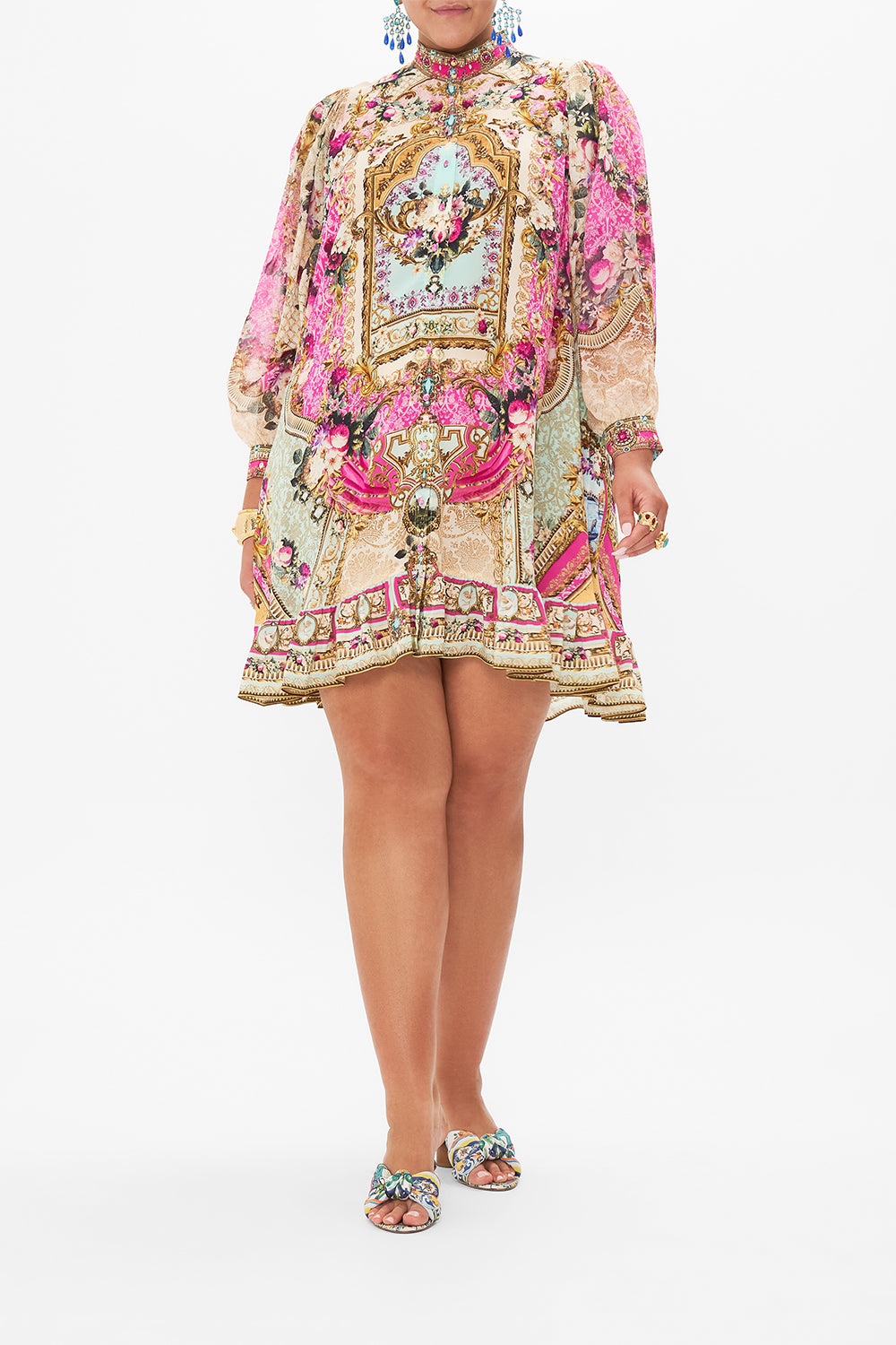 DROP SLEEVE SHIRT DRESS CALL OF THE CANAL