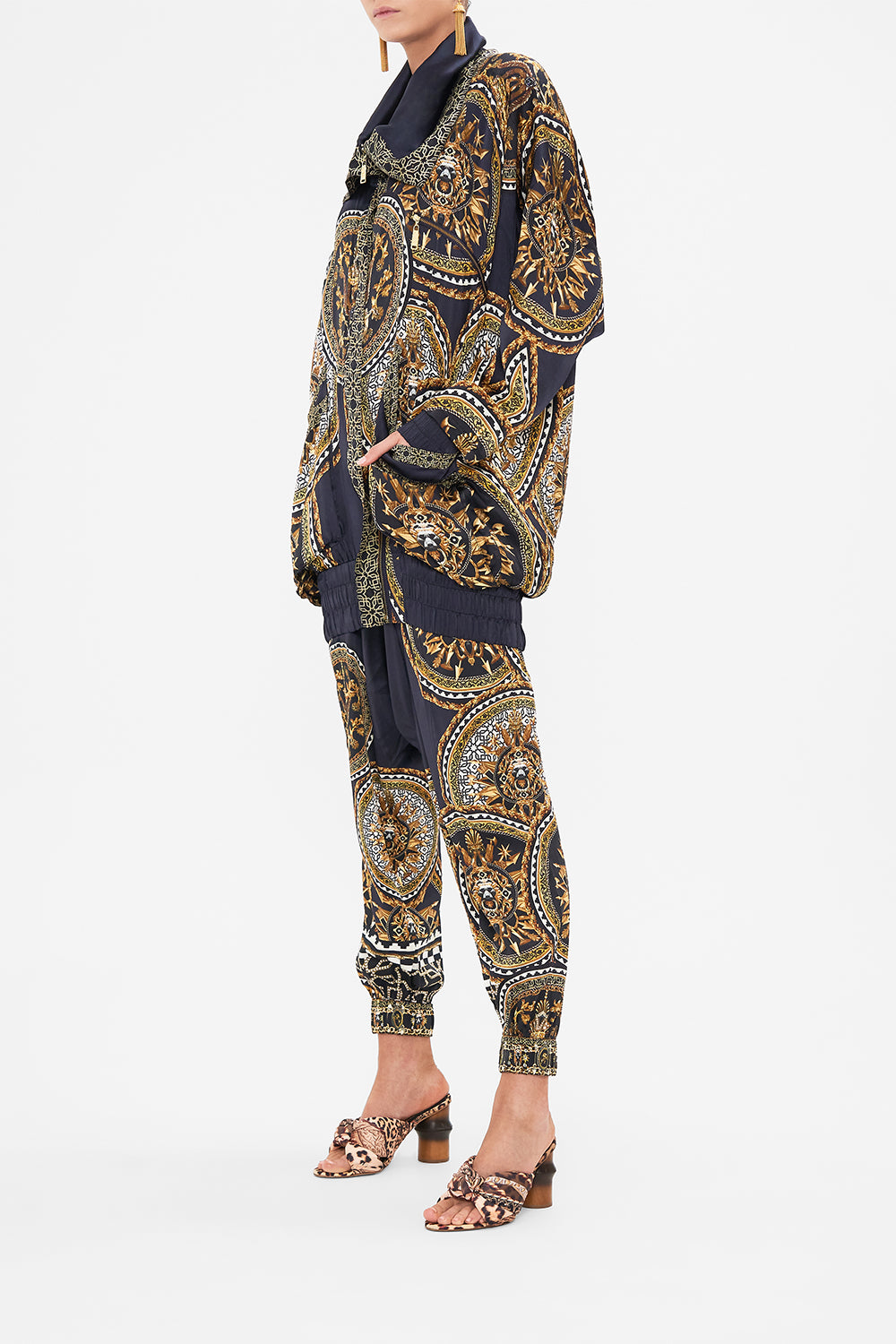 PARKA JACKET WITH RIB DUOMO KALEIDO