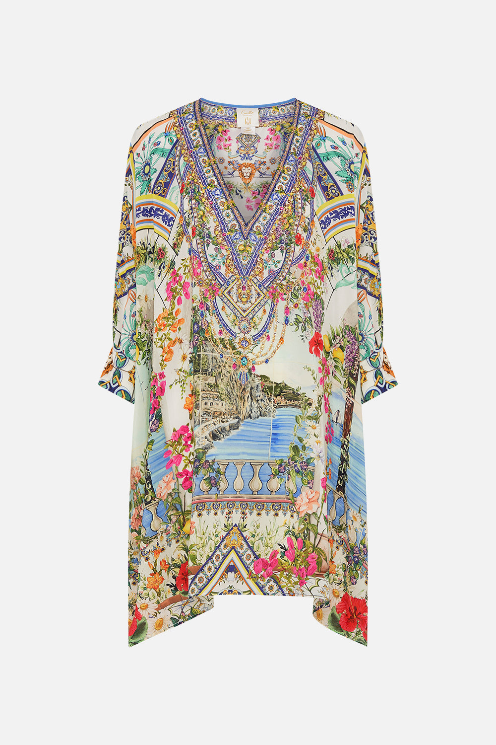 SHORT KAFTAN WITH CUFF AMALFI AMORE