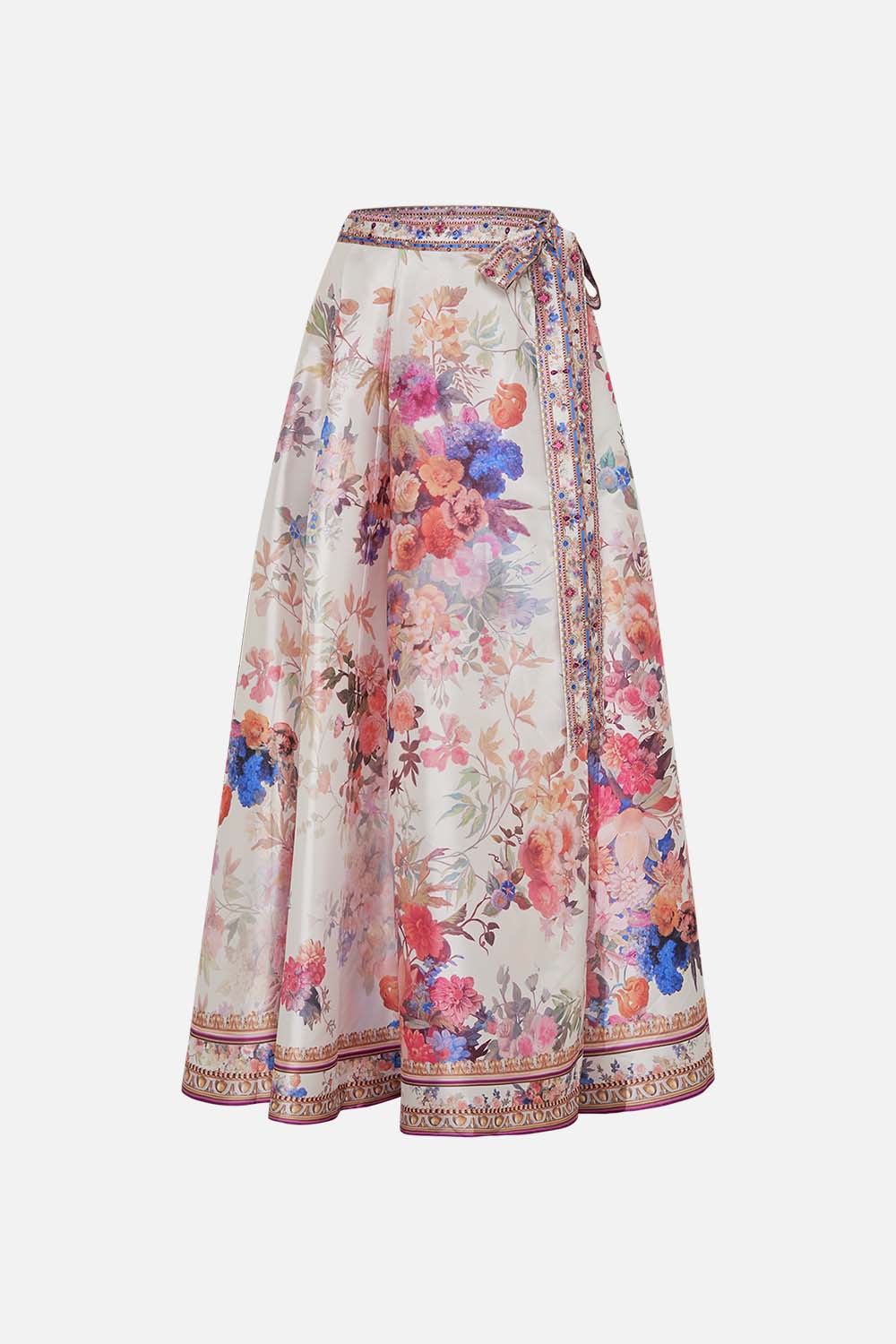 MAXI WRAP SKIRT FRIENDS WITH FRESCOS