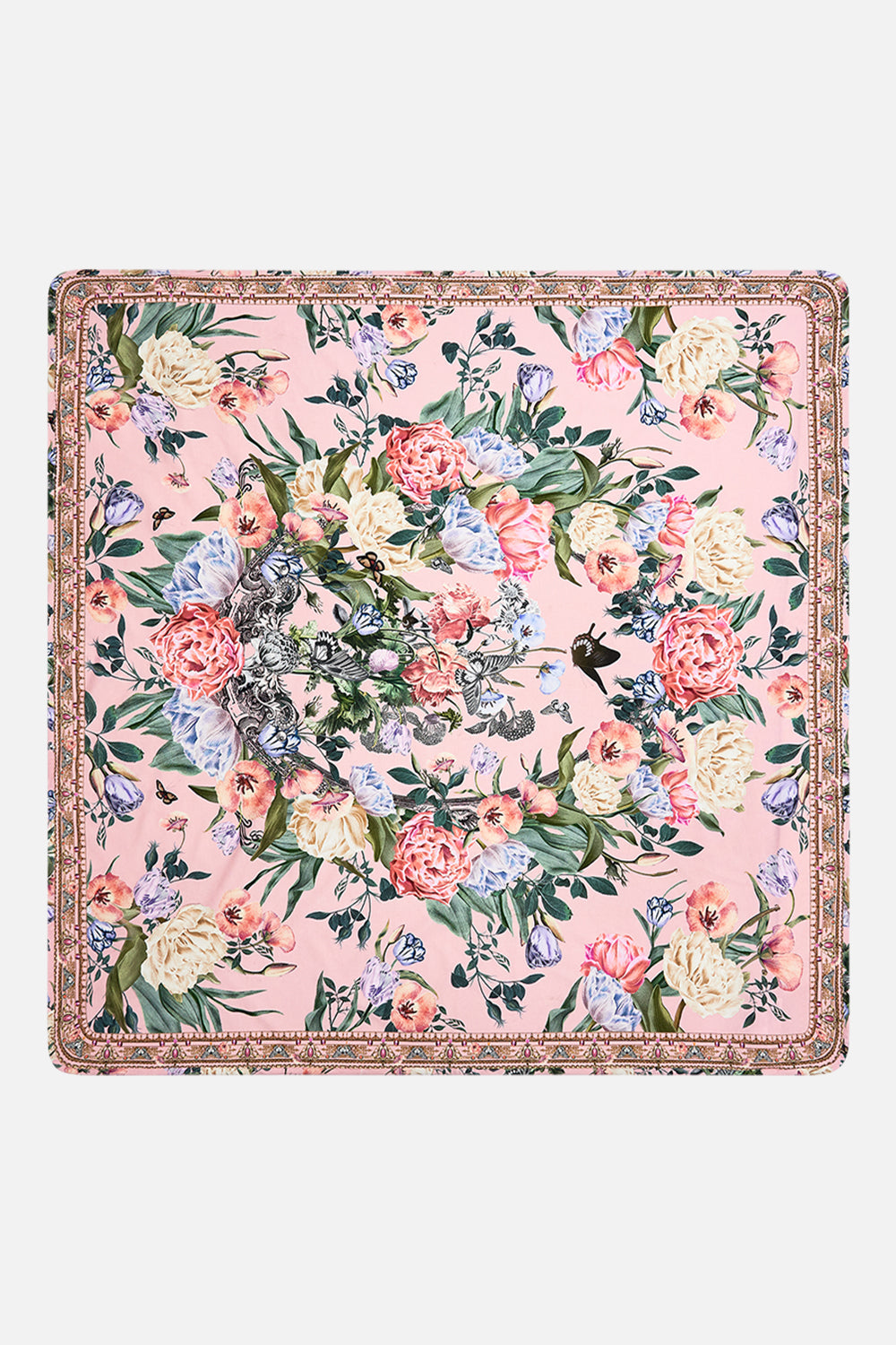 Milla By CAMILLA floral print babies blanket in Woodblock Wonder print