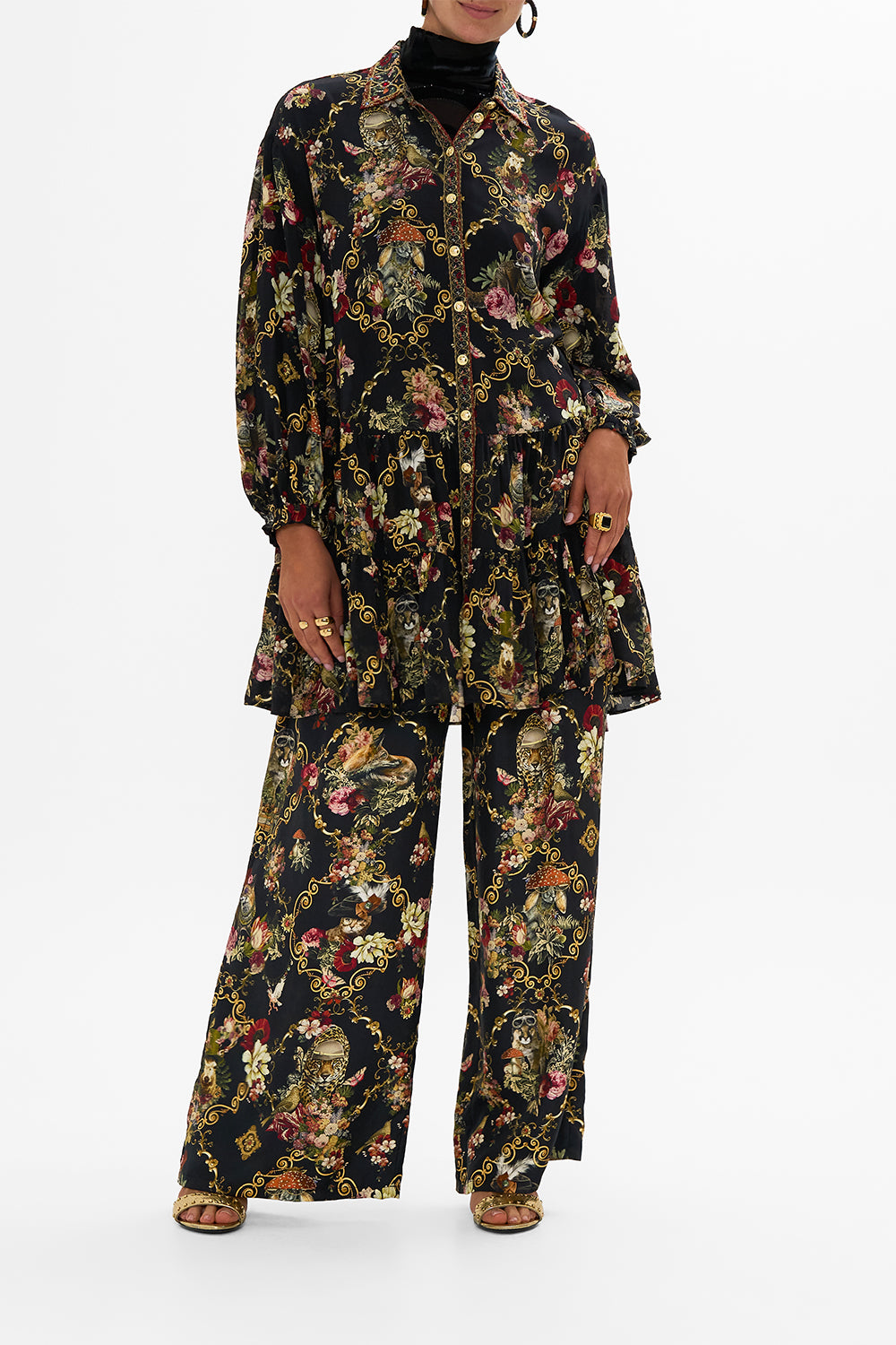 STRAIGHT LEG PANT TOLD IN THE TAPESTRY