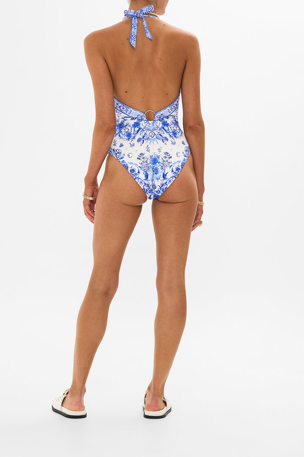 RING DETAIL PLUNGE V ONE PIECE IMMORTAL INK