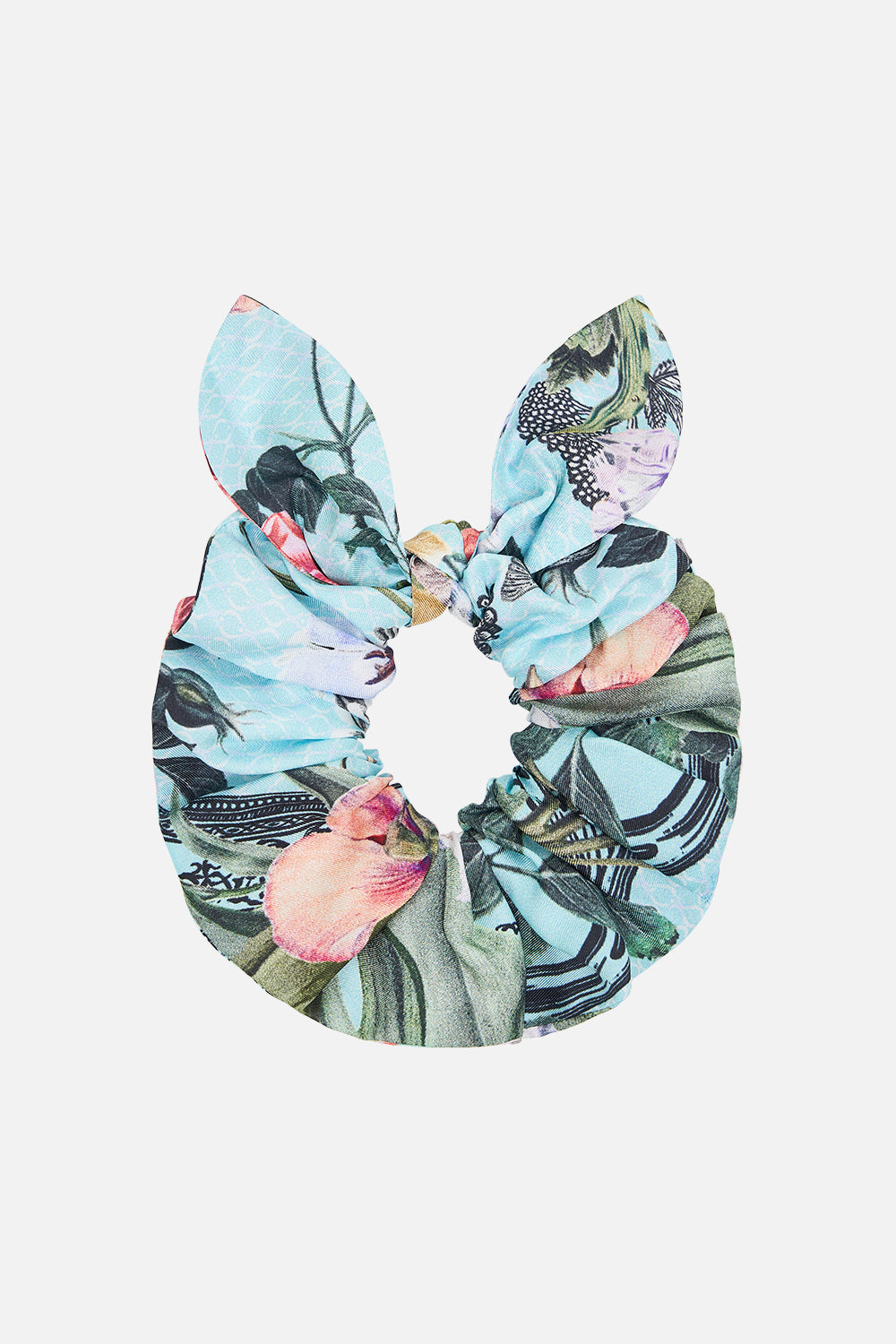 CAMILLA floral scrunchie in Petal Promise Land