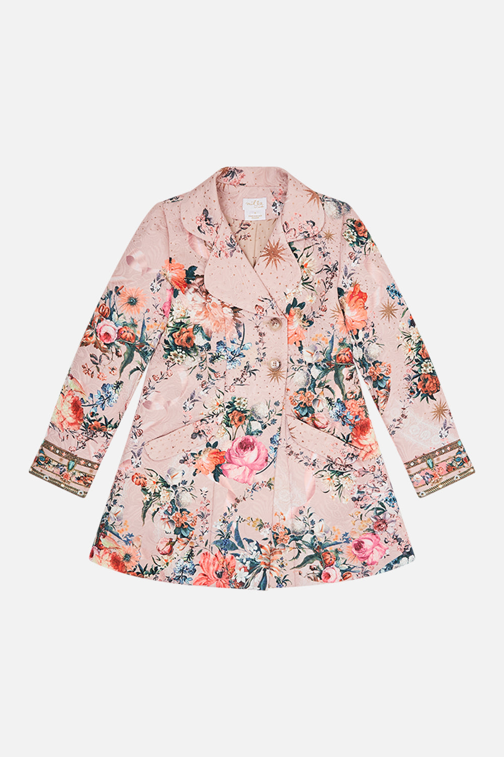 Milla by CAMILLA kids floral print coat in Rose Garden Revolution print