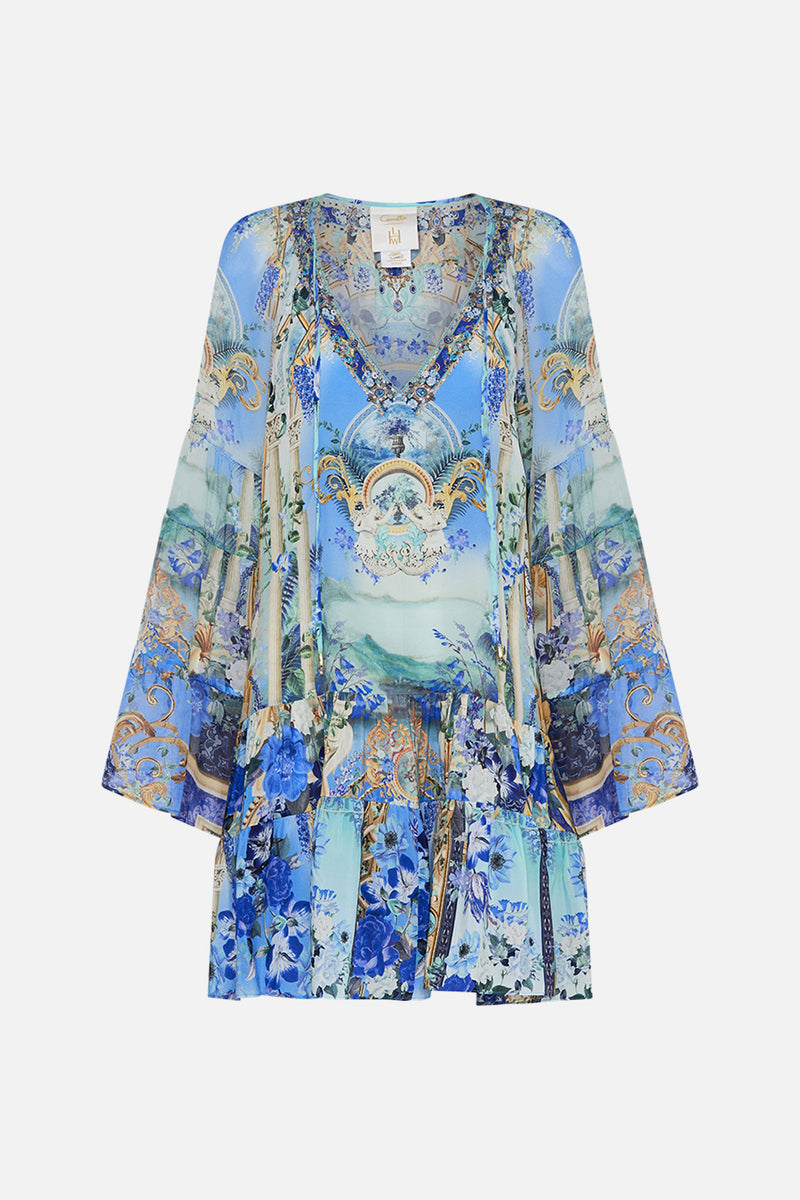 T Back Gathered Panel Dress Views Of Vesuvius - Camilla main image 1